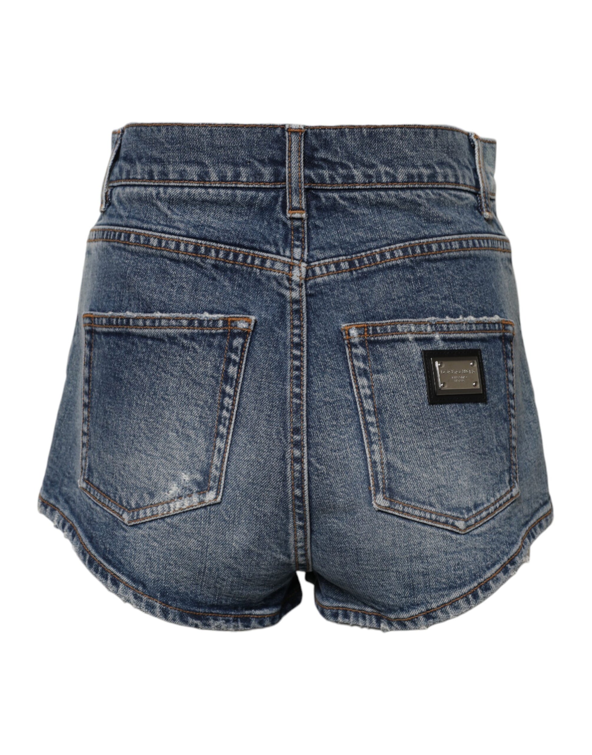 Dolce & Gabbana Blue Shorts for Women detail view
