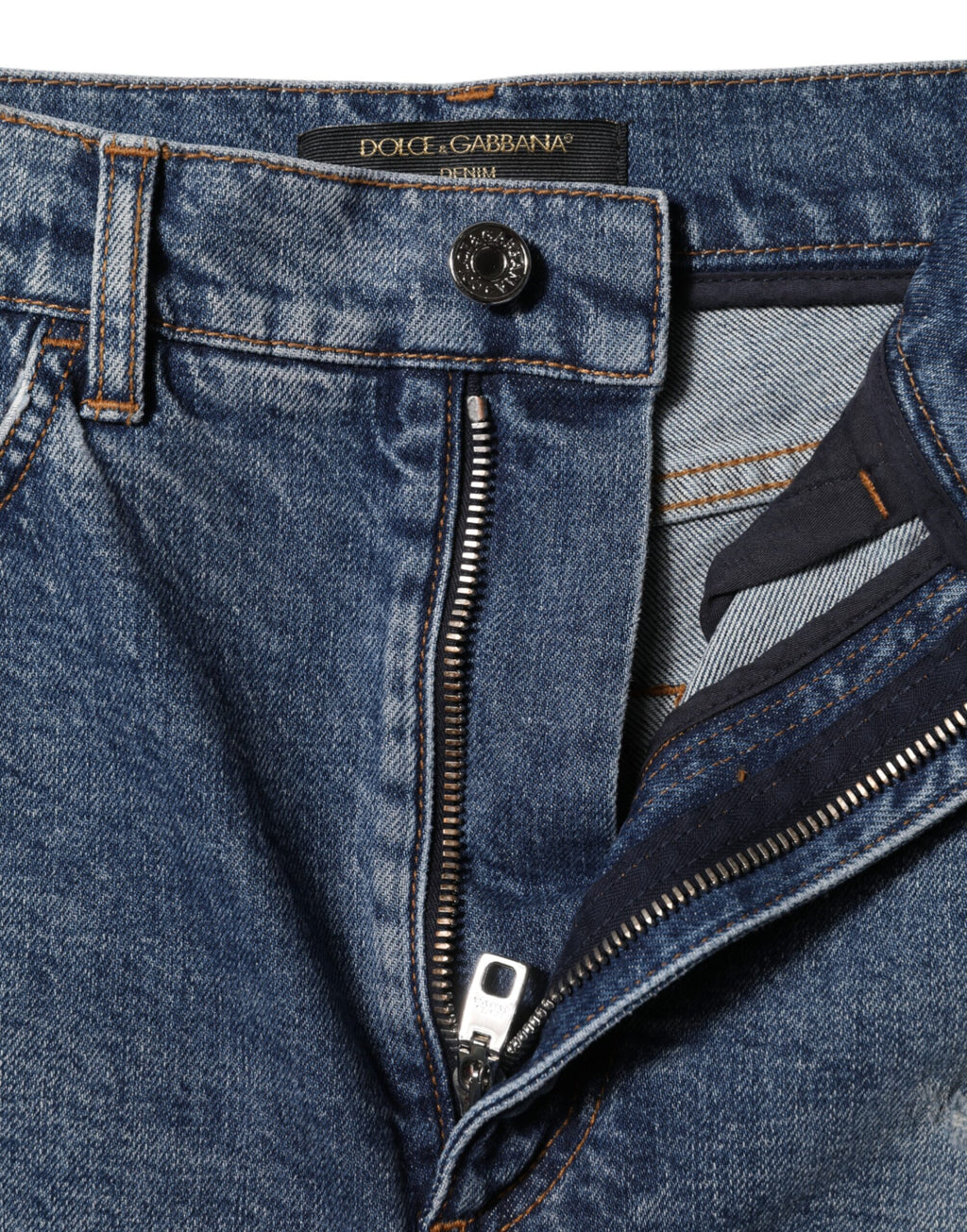 Dolce & Gabbana Blue Shorts for Women side view