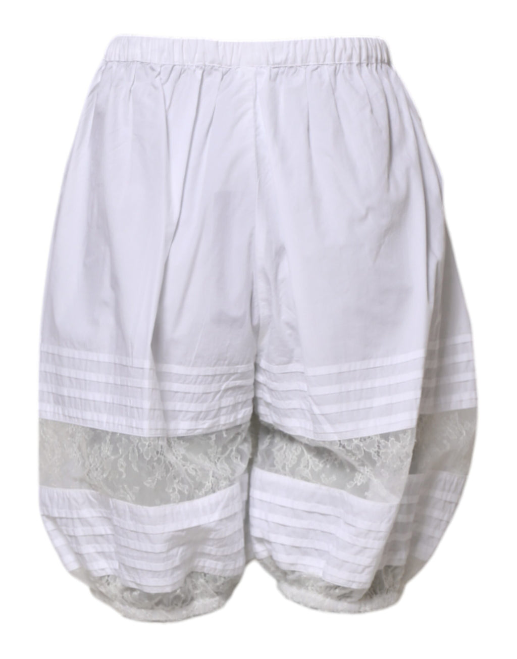 Dolce & Gabbana White Bermuda for Women detail view
