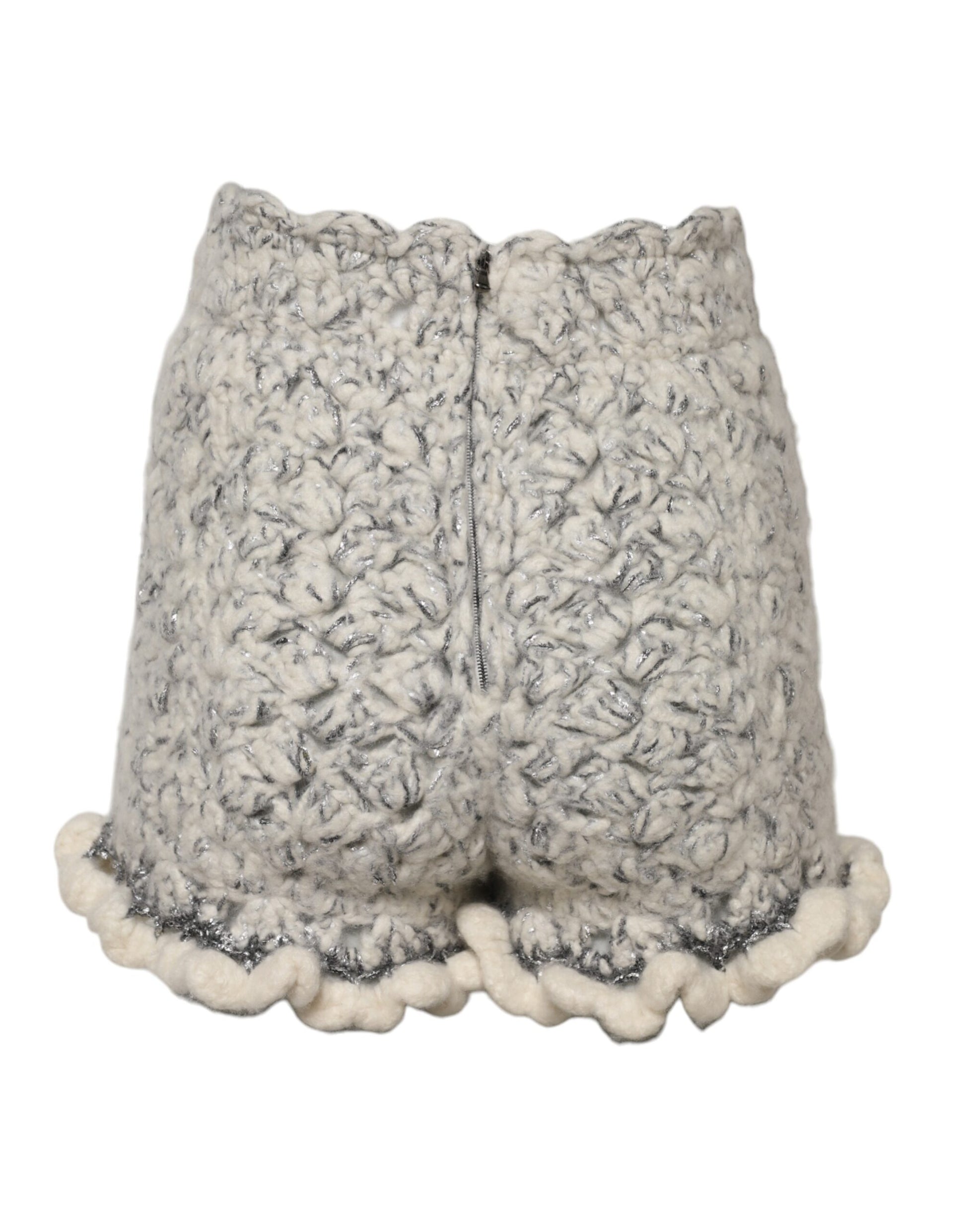 Dolce & Gabbana White Bermuda for Women detail view
