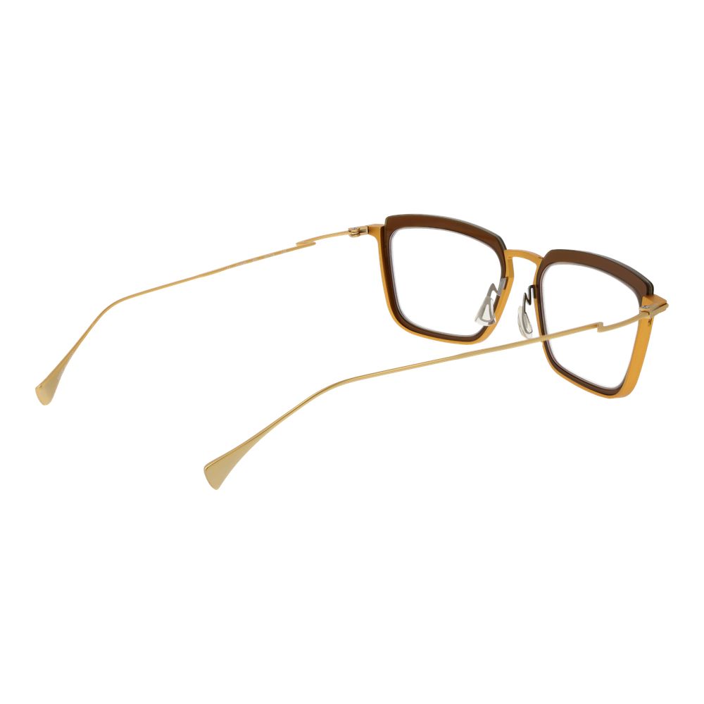 Yohji Yamamoto Gold Glasses Frames for Women detail view