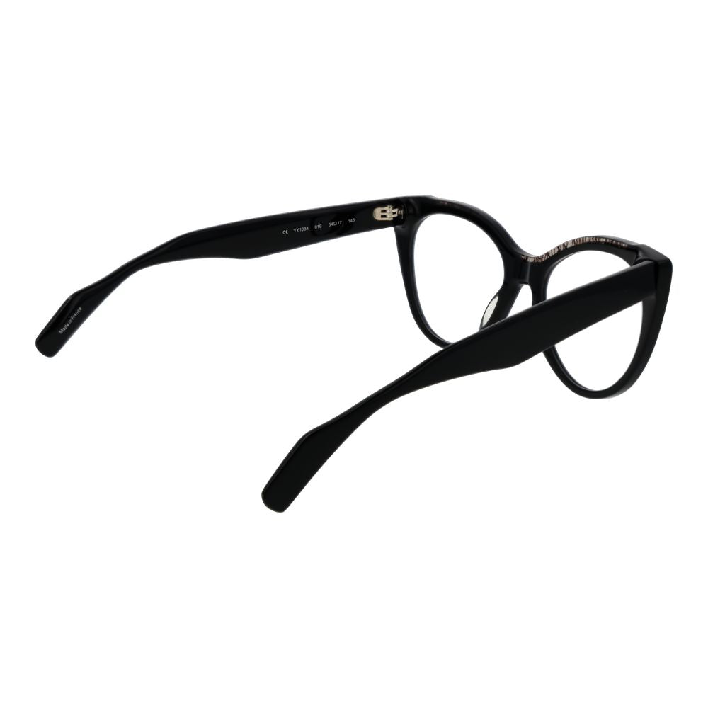 Yohji Yamamoto Black Glasses Frames for Women detail view