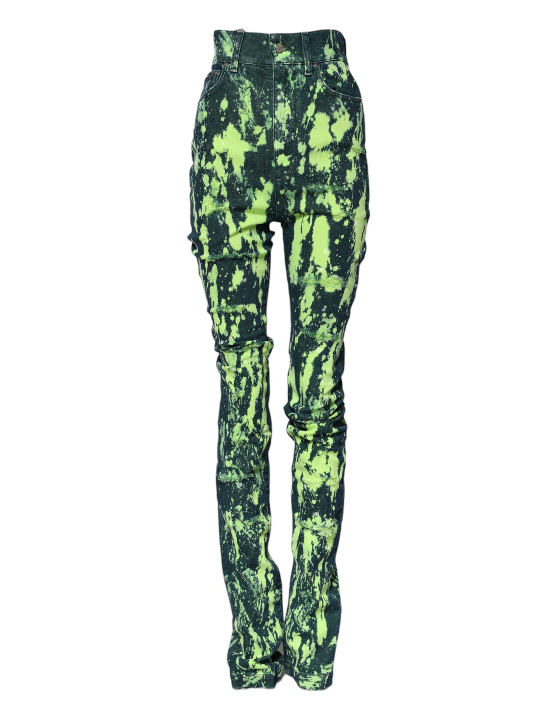 Dolce & Gabbana Green Skinny Jeans for Women