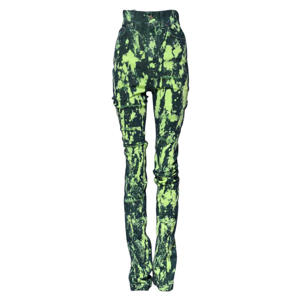 Dolce & Gabbana Green Skinny Jeans for Women additional view