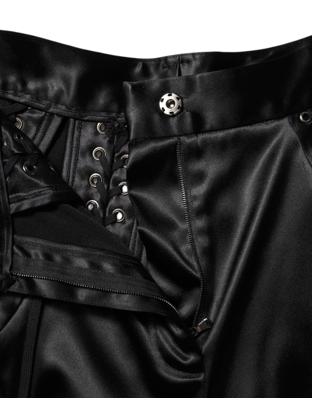Dolce & Gabbana Black Skinny Pants for Women side view