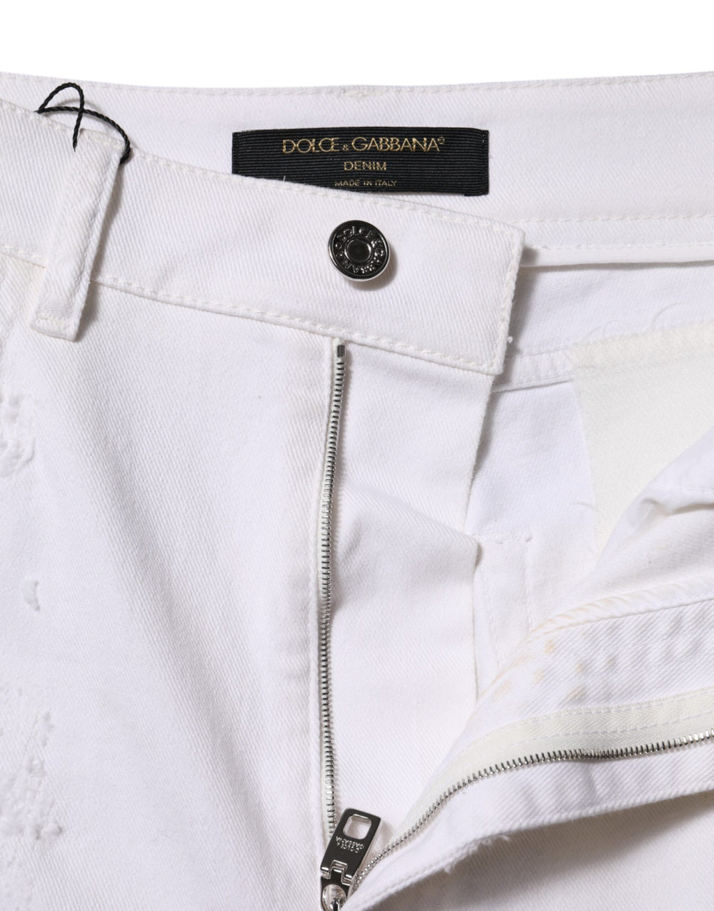 Dolce & Gabbana White Skinny Jeans for Women side view