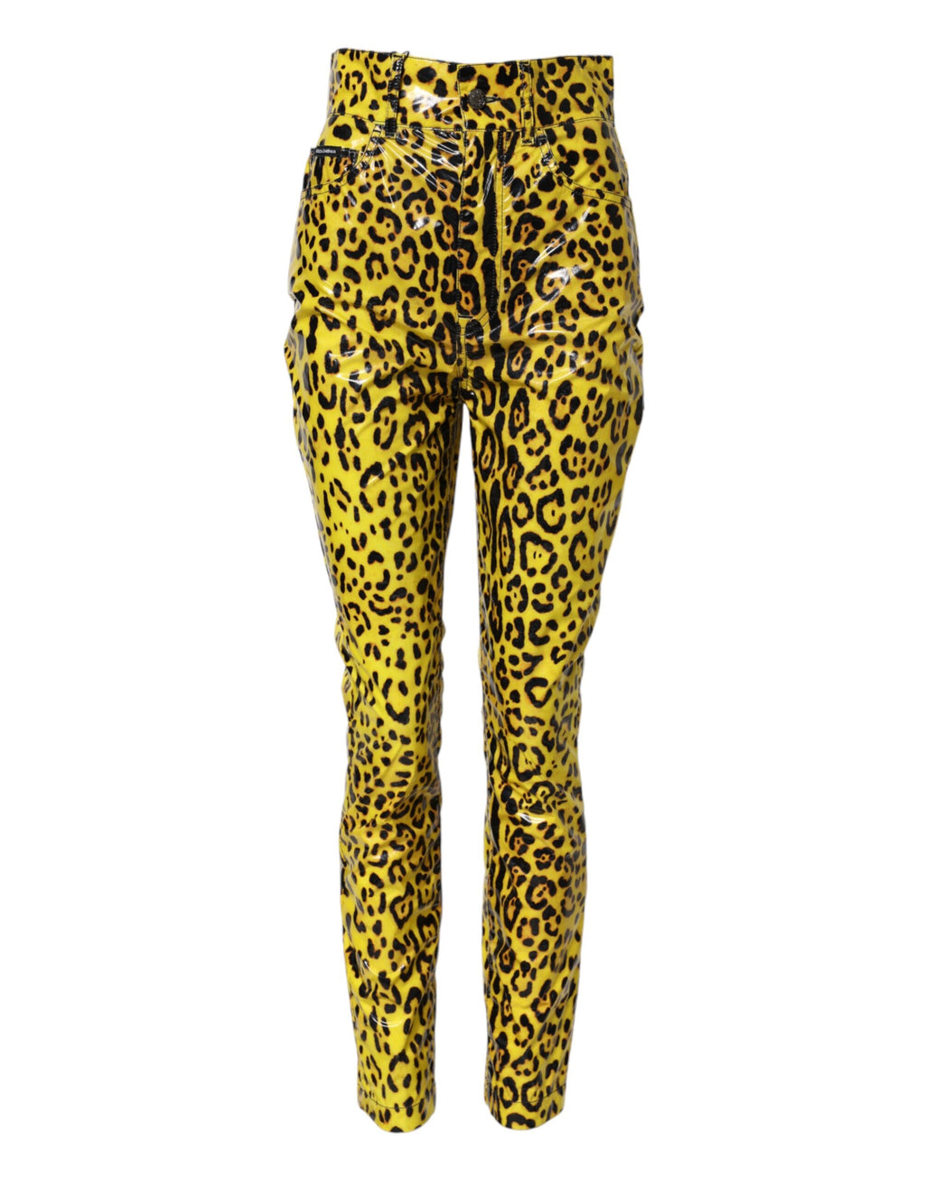 Dolce & Gabbana Yellow Skinny Pants for Women alternate view