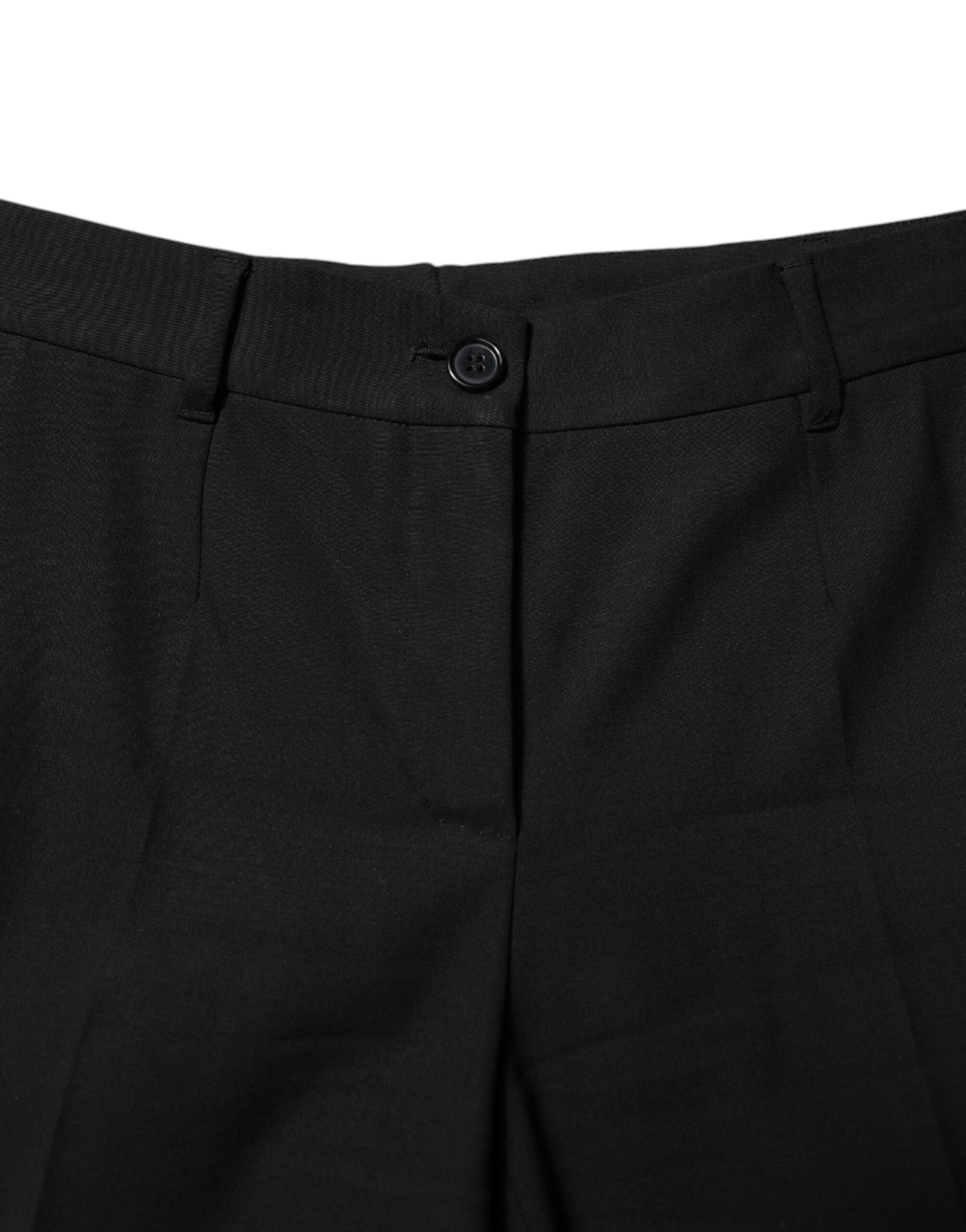 Dolce & Gabbana Black Dress Pants for Women side view