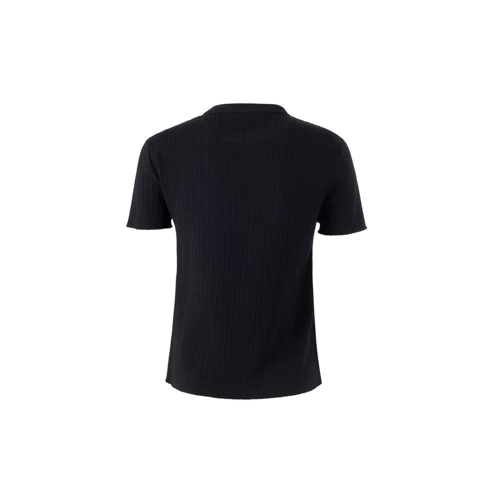 T-shirt en soie noire Tom Ford