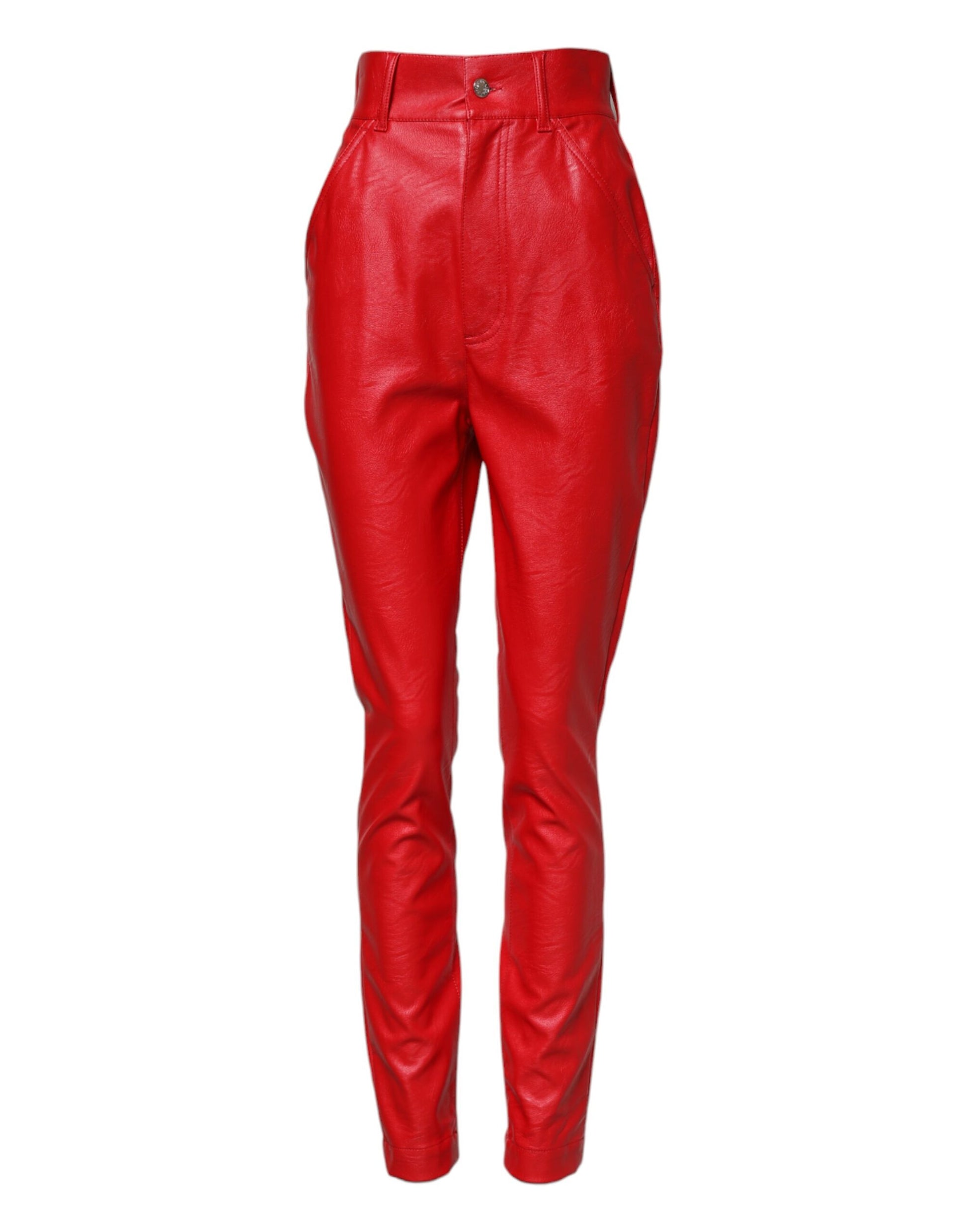 Dolce & Gabbana Red Dress Pants for Women alternate view