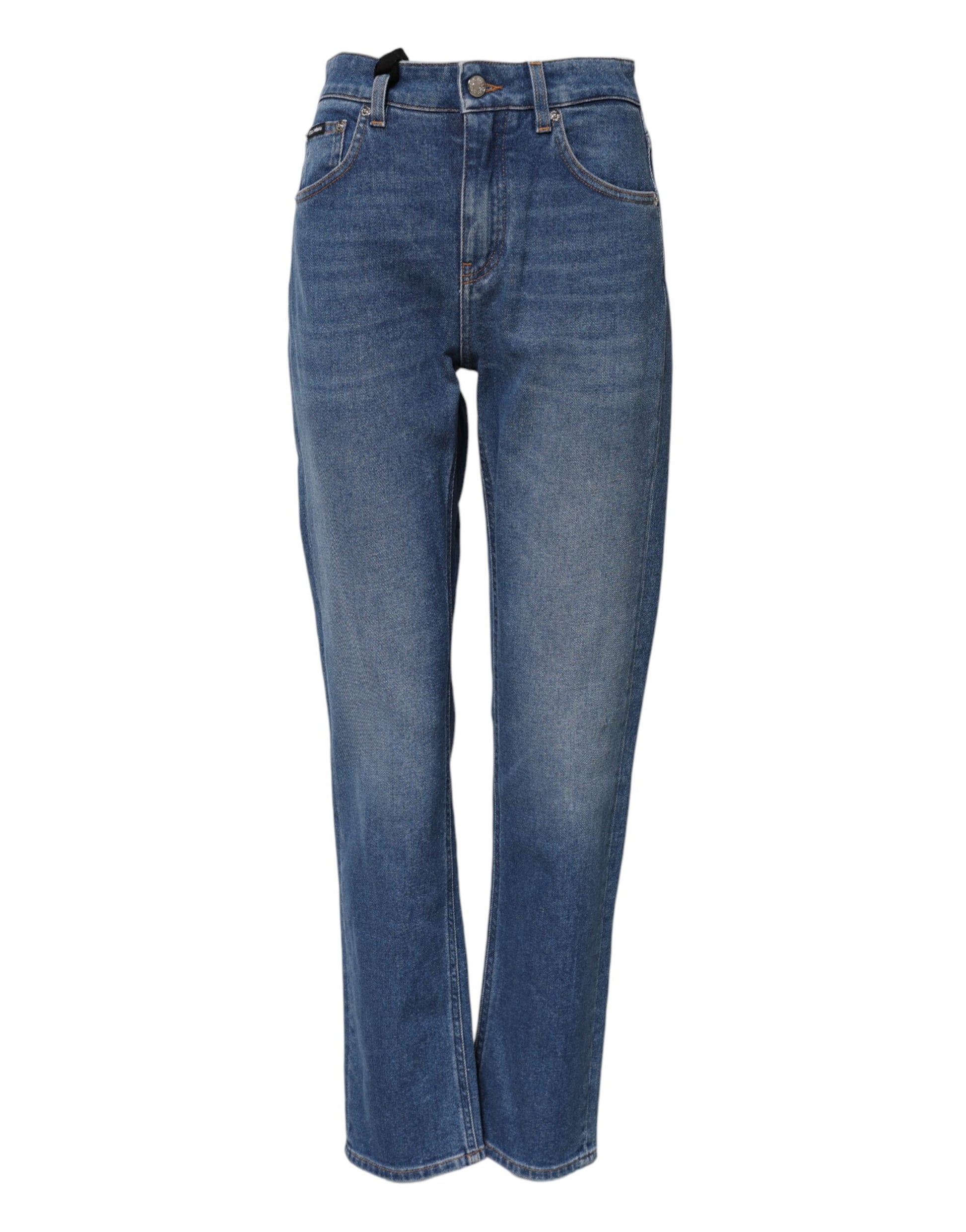Dolce & Gabbana Blue High Waisted Jeans for Women
