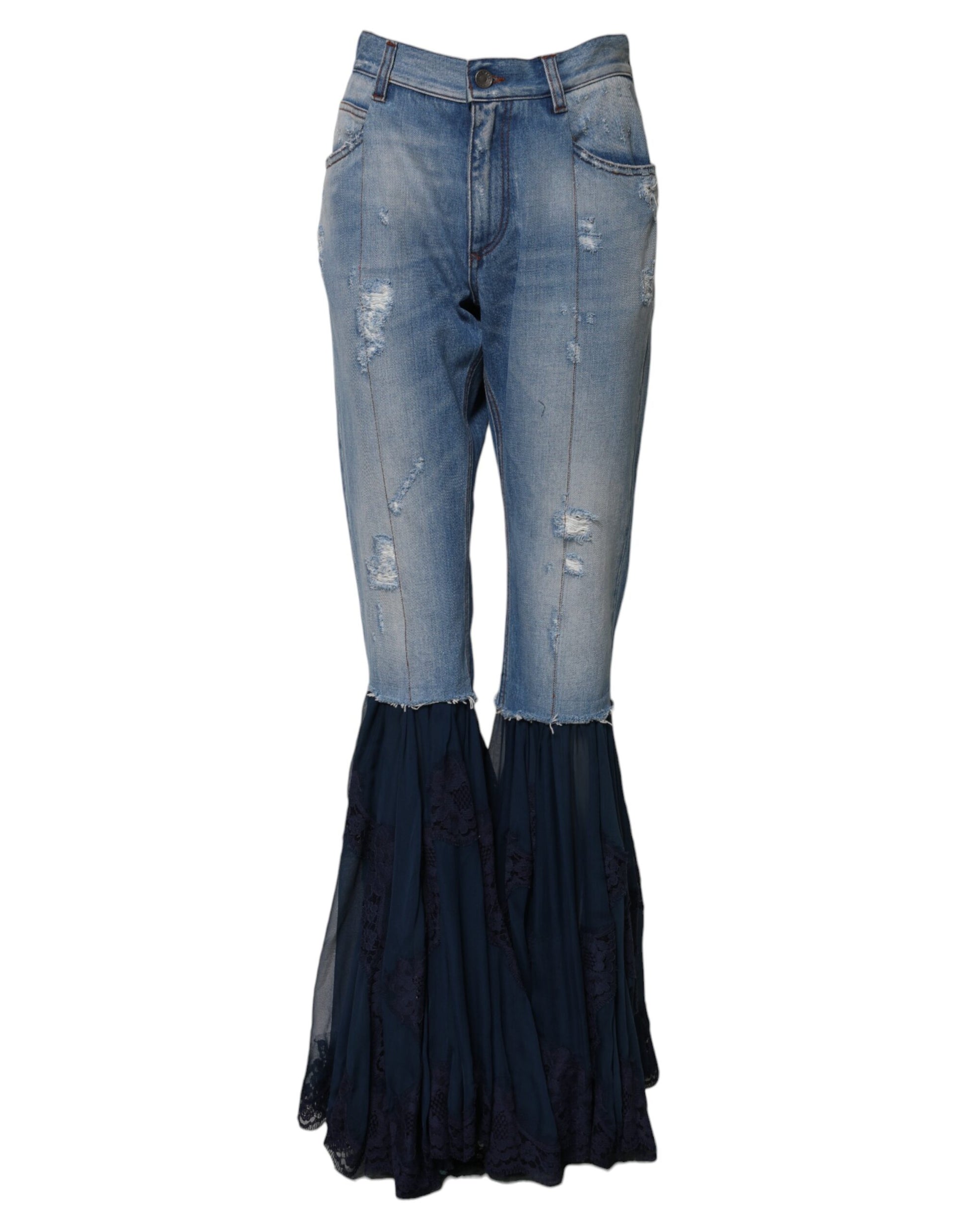 Dolce & Gabbana Blue Flared Jeans for Women alternate view