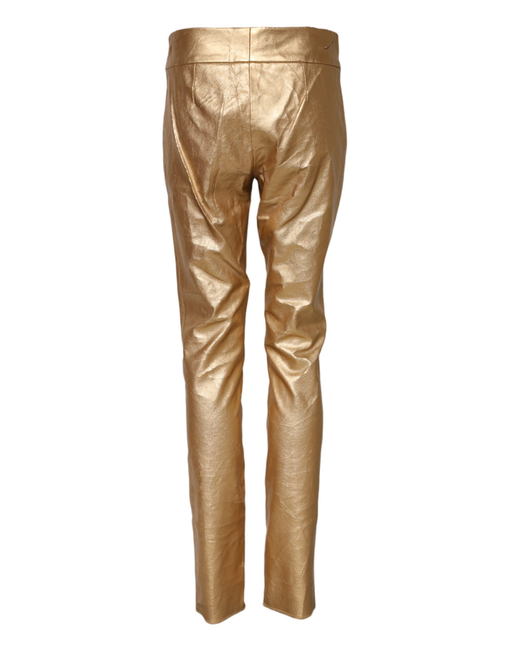 Dolce & Gabbana Gold Dress Pants for Women detail view