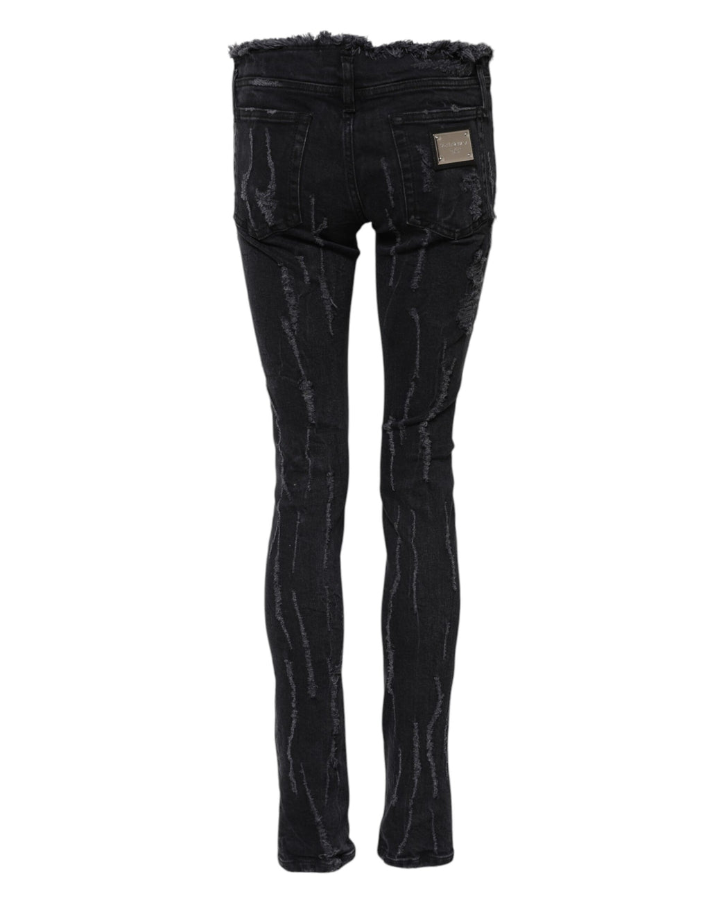 Dolce & Gabbana Black Skinny Jeans for Women detail view