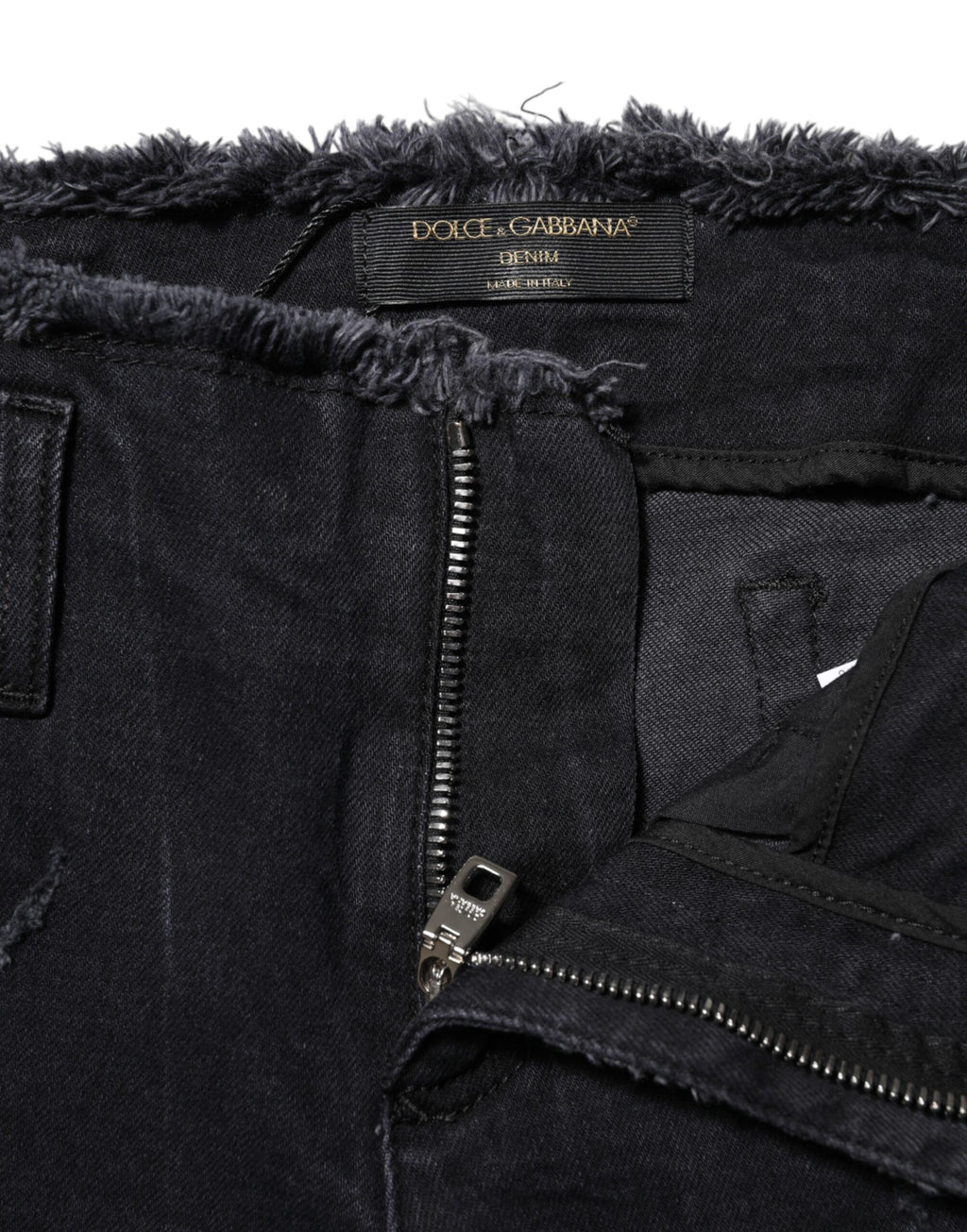 Dolce & Gabbana Black Skinny Jeans for Women side view