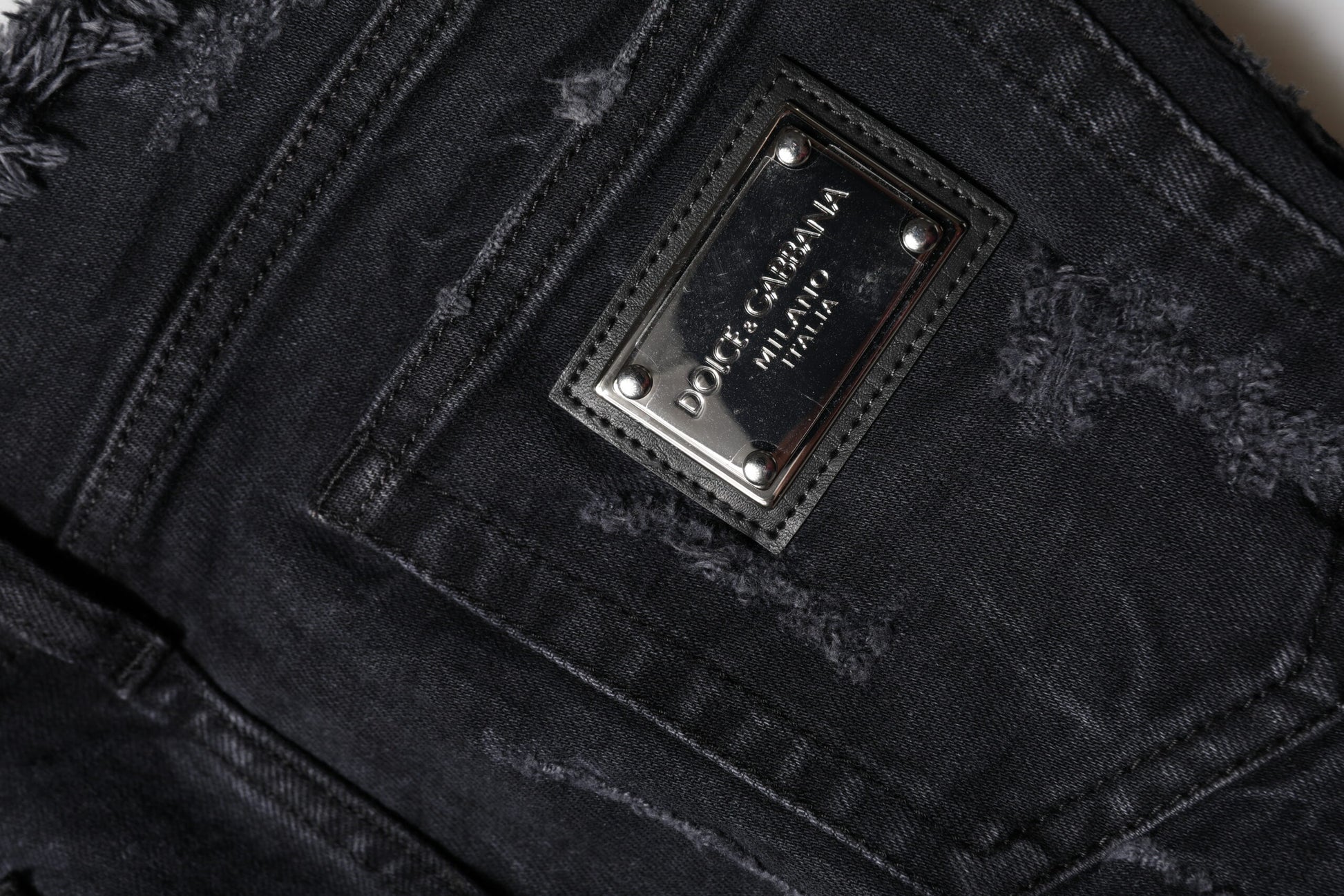 Dolce & Gabbana Black Skinny Jeans for Women additional view