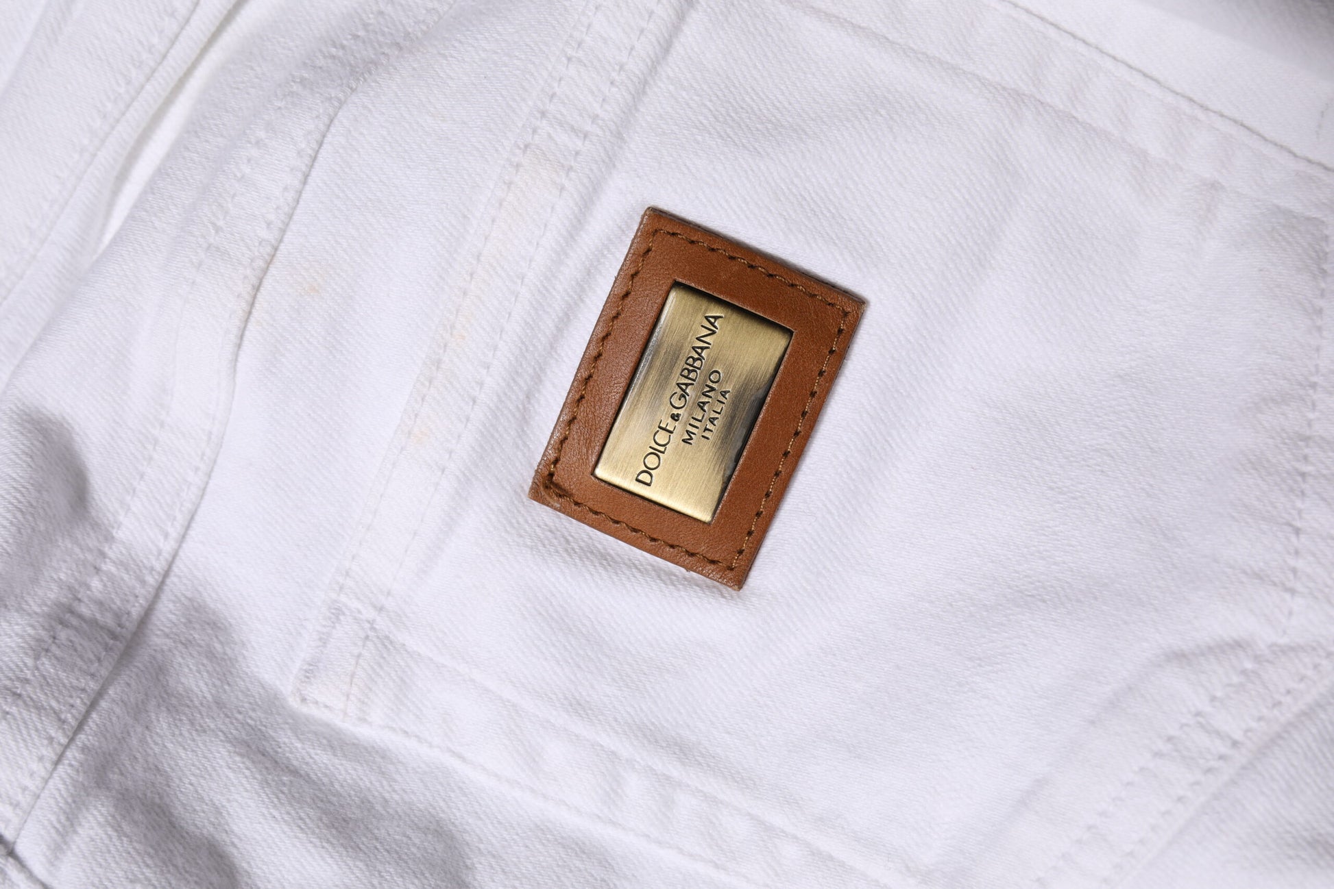 Dolce & Gabbana White Skinny Jeans for Women additional view
