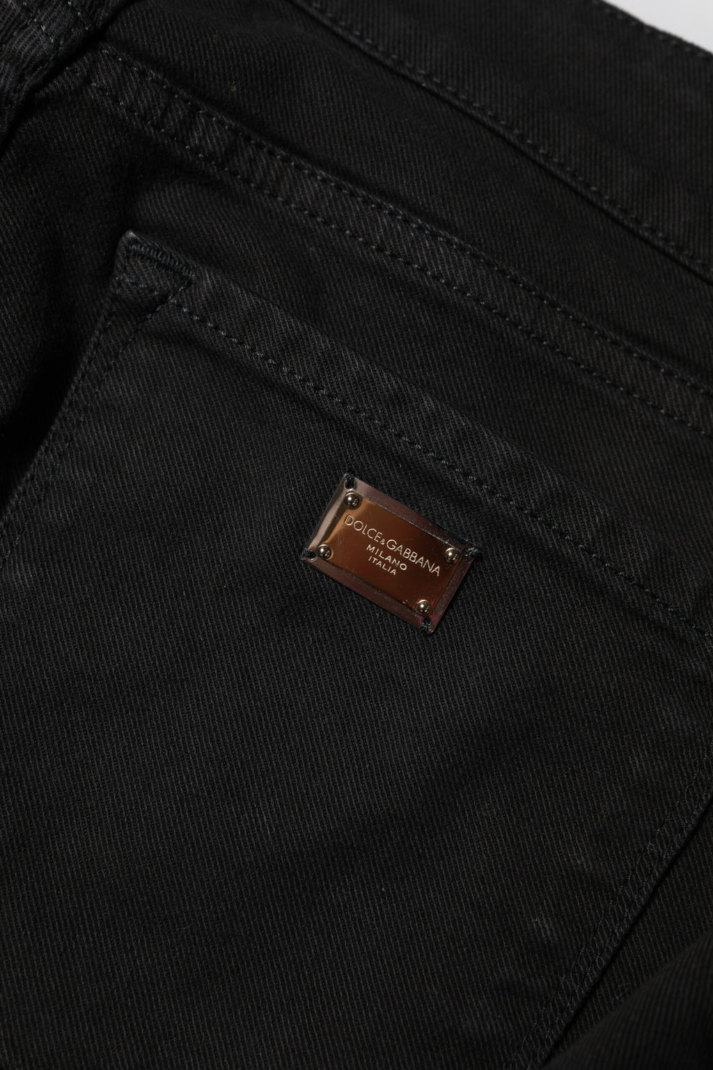 Dolce & Gabbana Black Skinny Jeans for Women side view