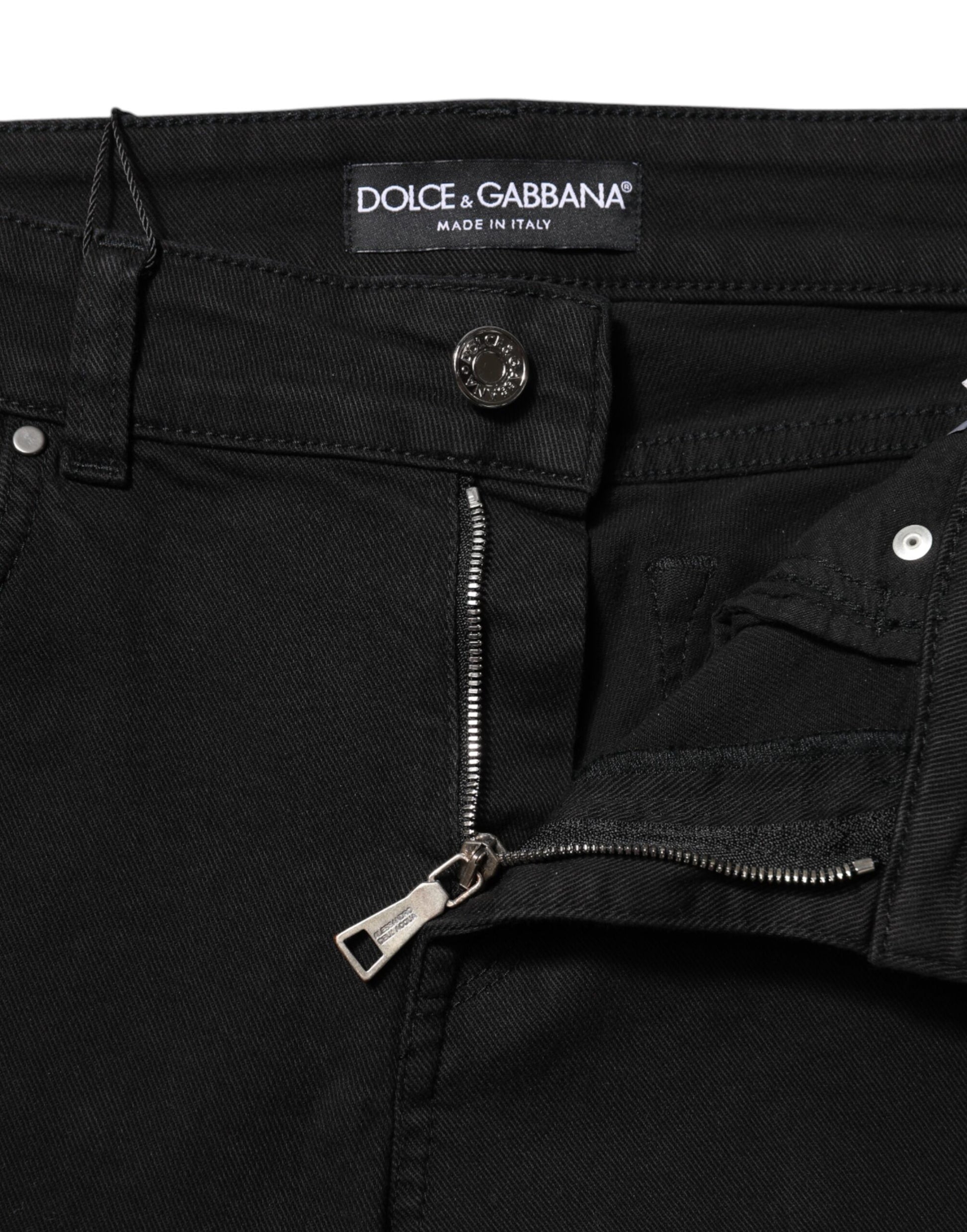 Dolce & Gabbana Black Skinny Jeans for Women additional view