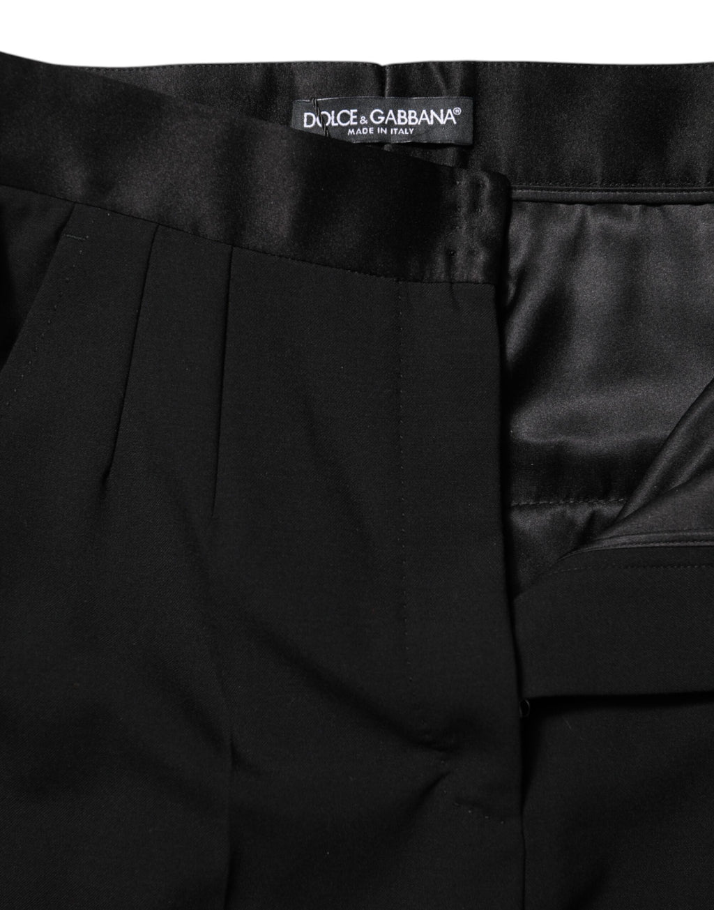 Dolce & Gabbana Black Dress Pants for Women side view