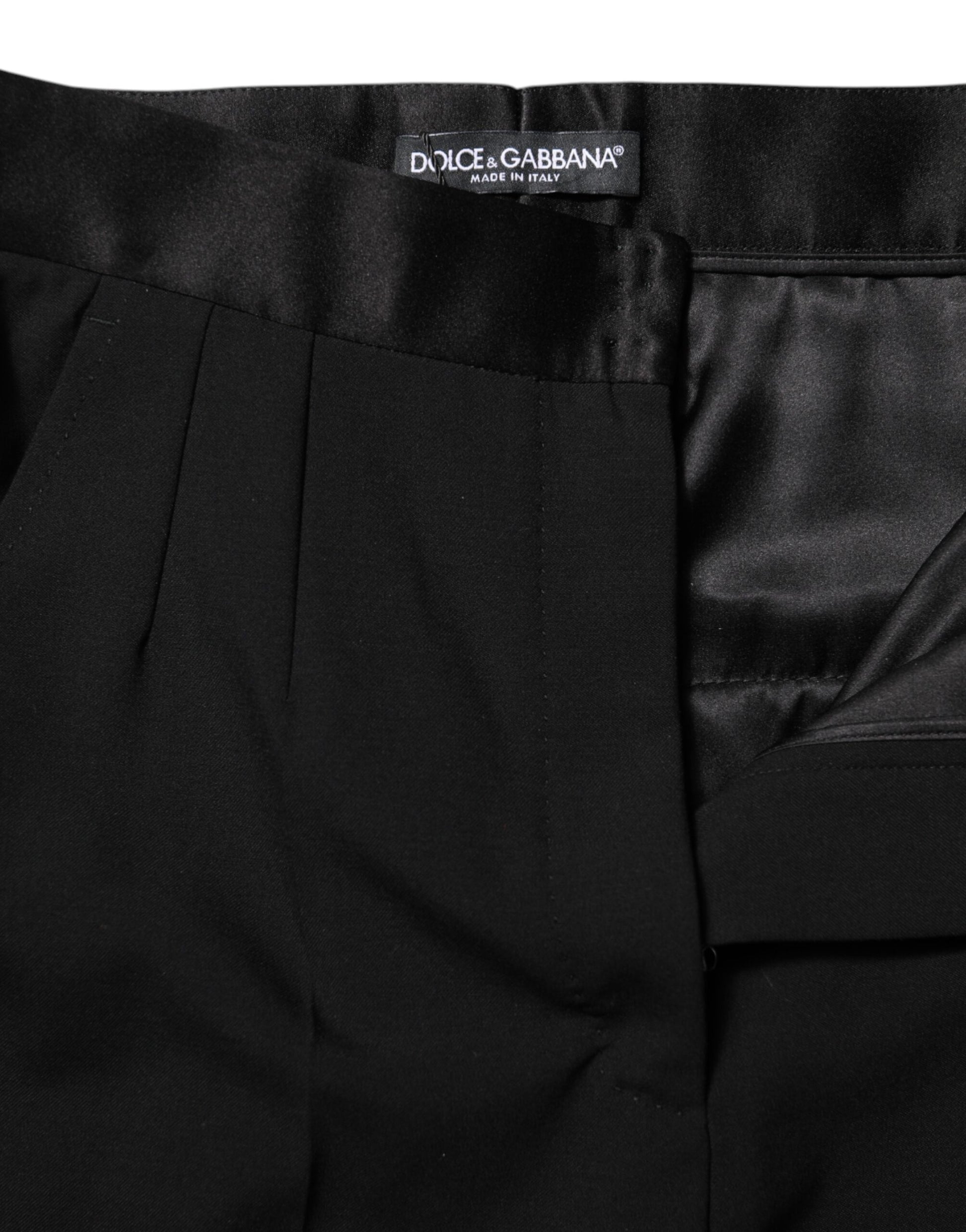 Dolce & Gabbana Black Dress Pants for Women side view