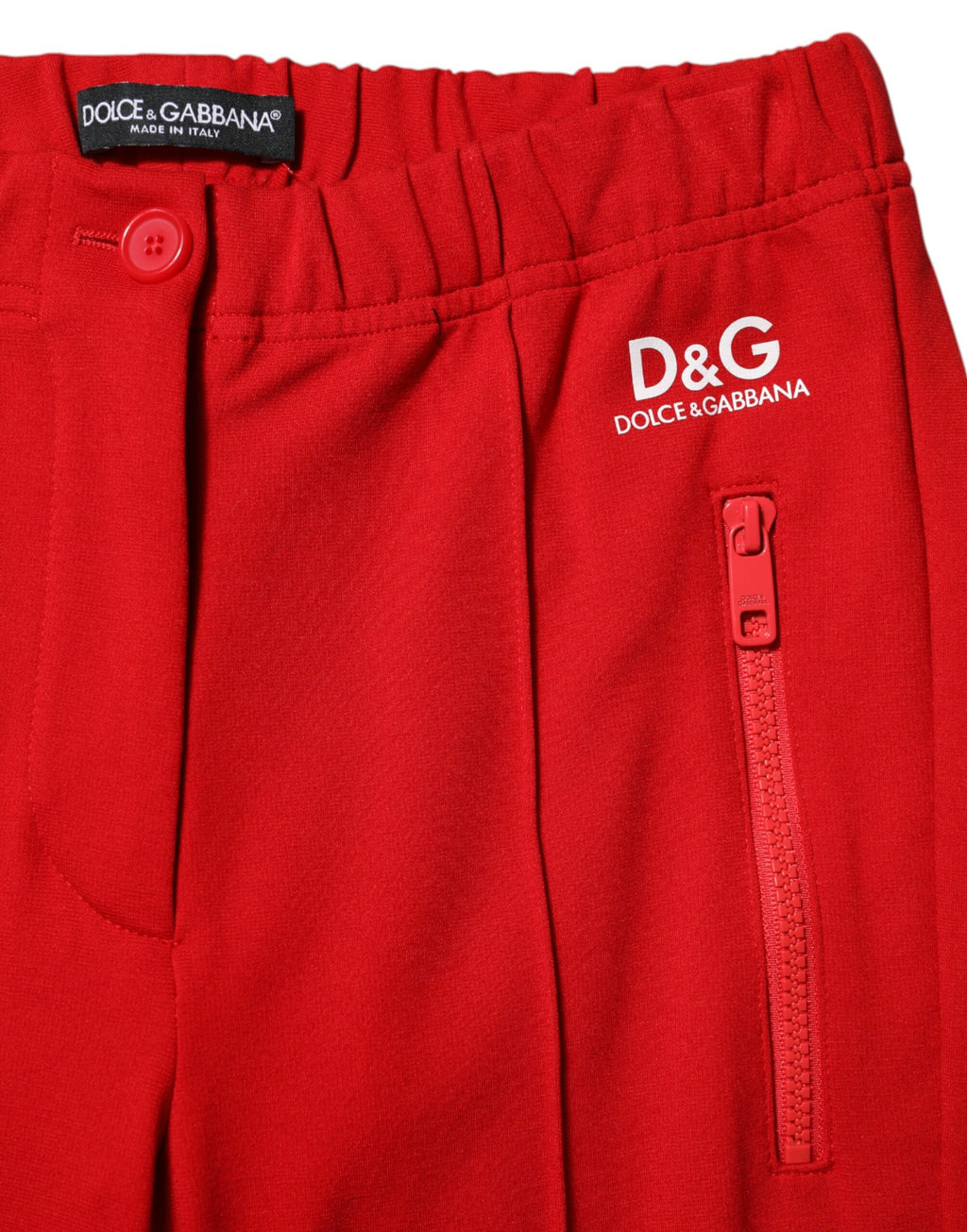Dolce & Gabbana Red Casual Pants for Women side view