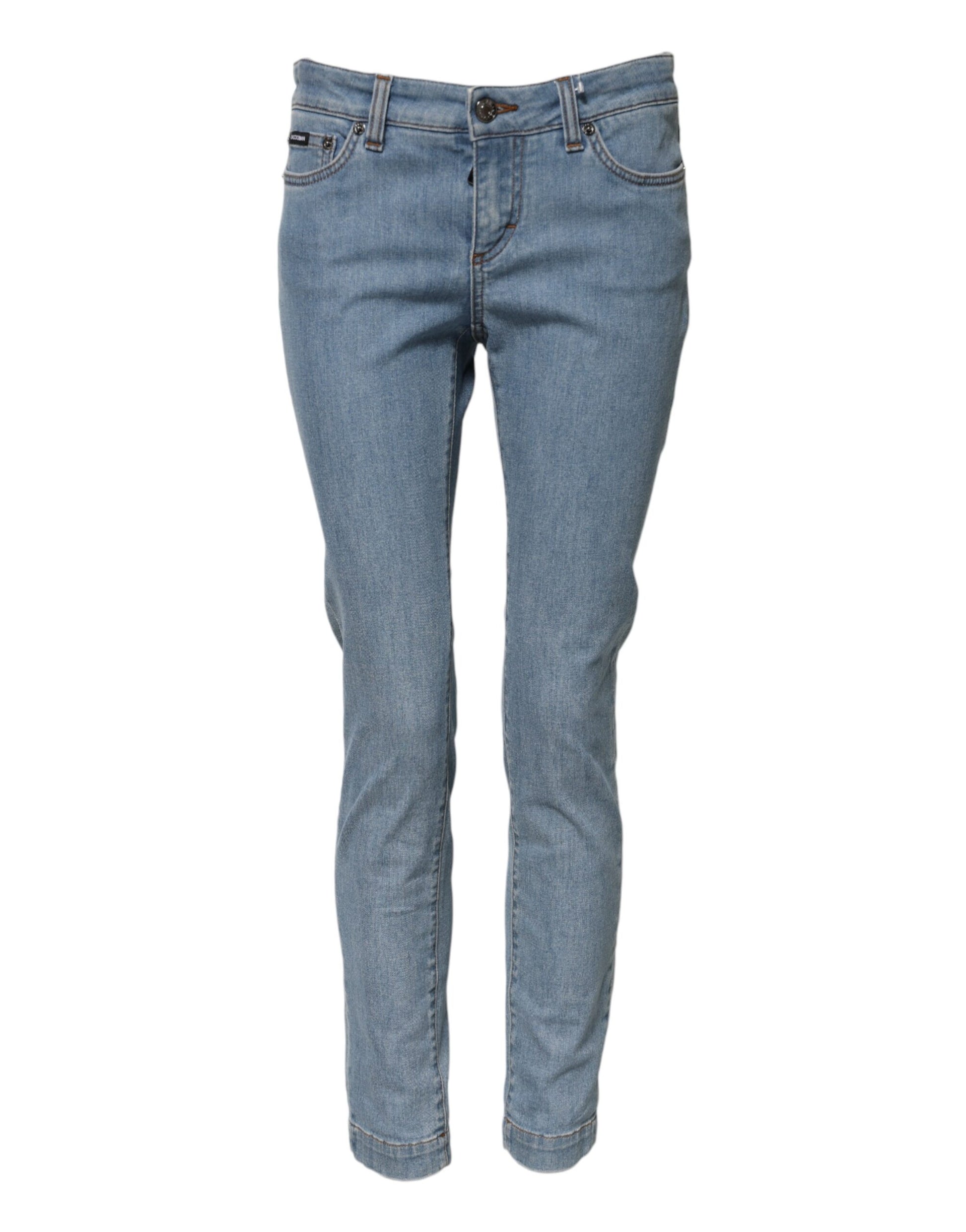 Dolce & Gabbana Blue Skinny Jeans for Women alternate view