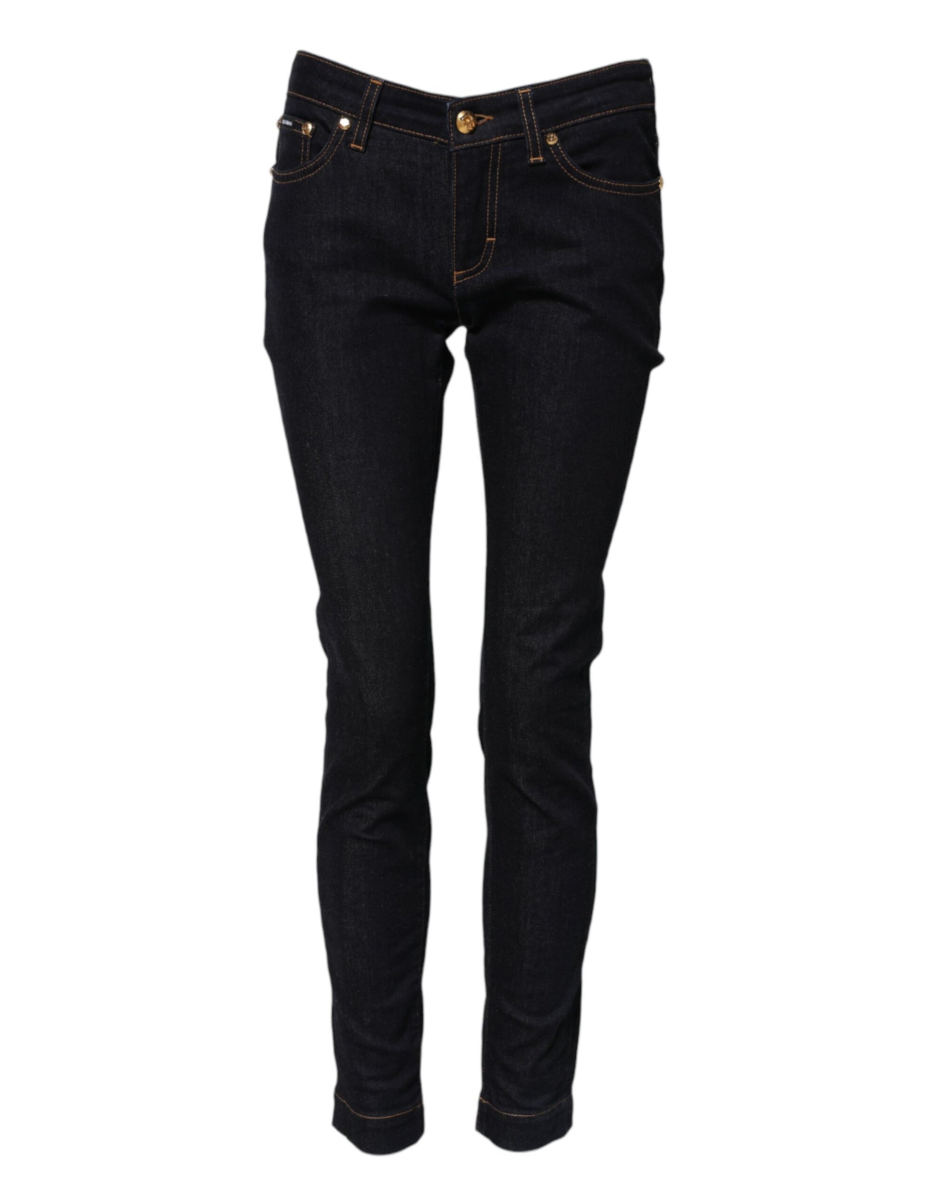 Dolce & Gabbana Blue Skinny Jeans for Women alternate view