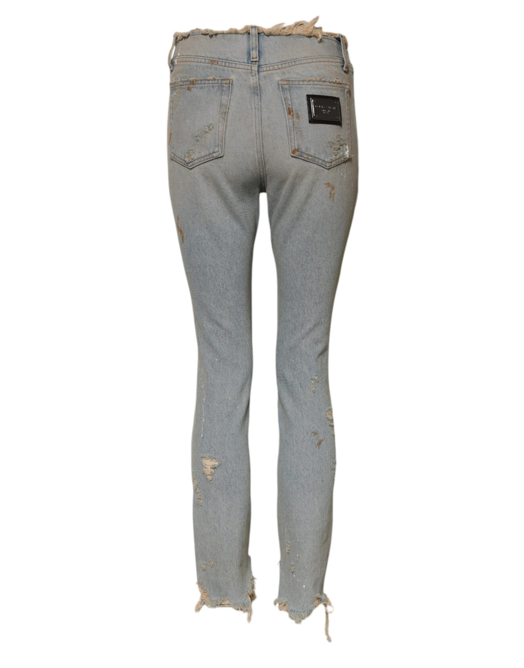 Dolce & Gabbana Blue Skinny Jeans for Women detail view