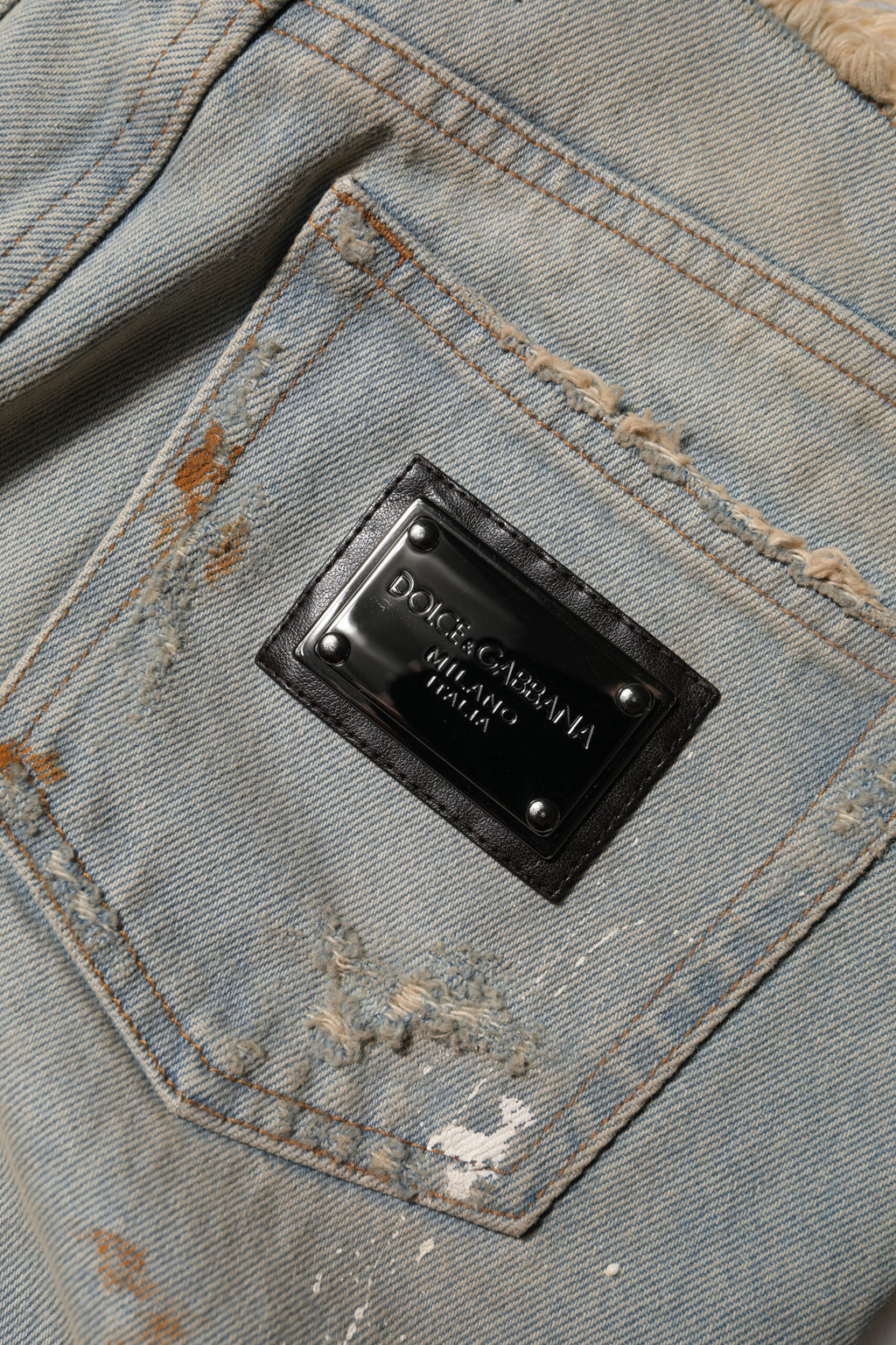 Dolce & Gabbana Blue Skinny Jeans for Women additional view
