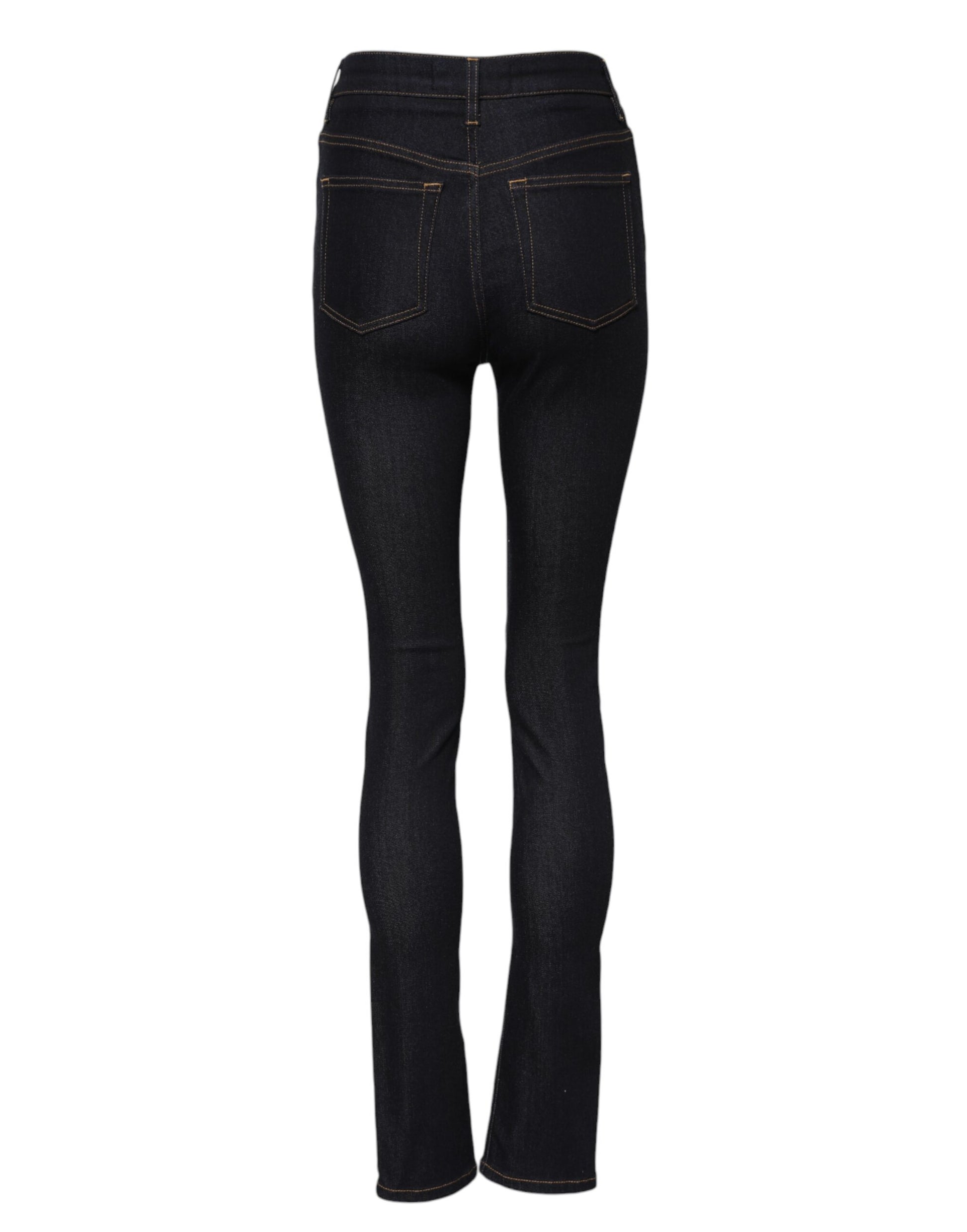 Dolce & Gabbana Blue Skinny Jeans for Women detail view