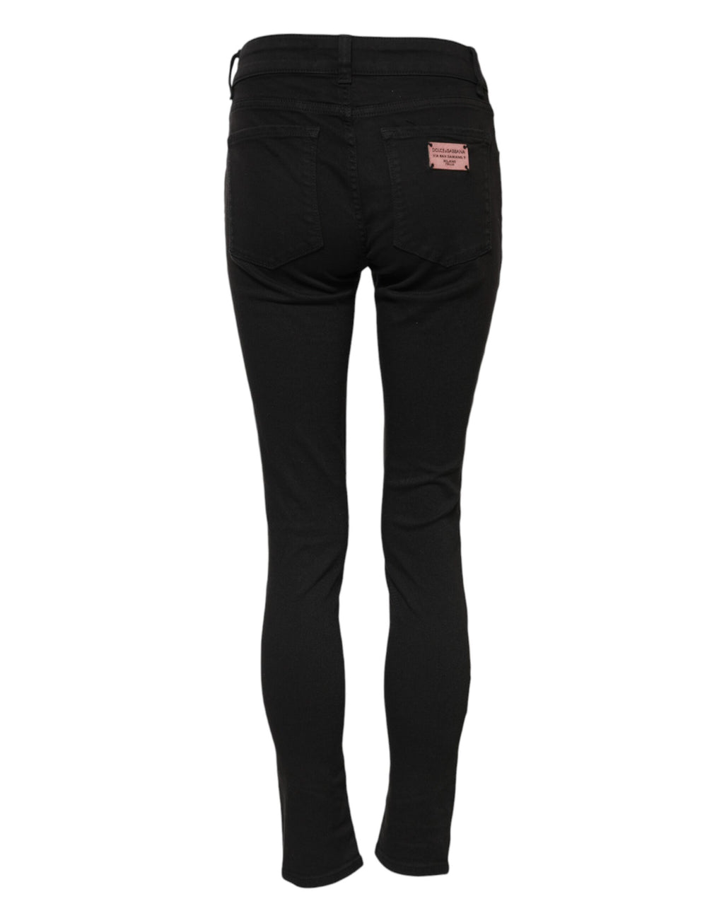 Dolce & Gabbana Black Skinny Jeans for Women detail view