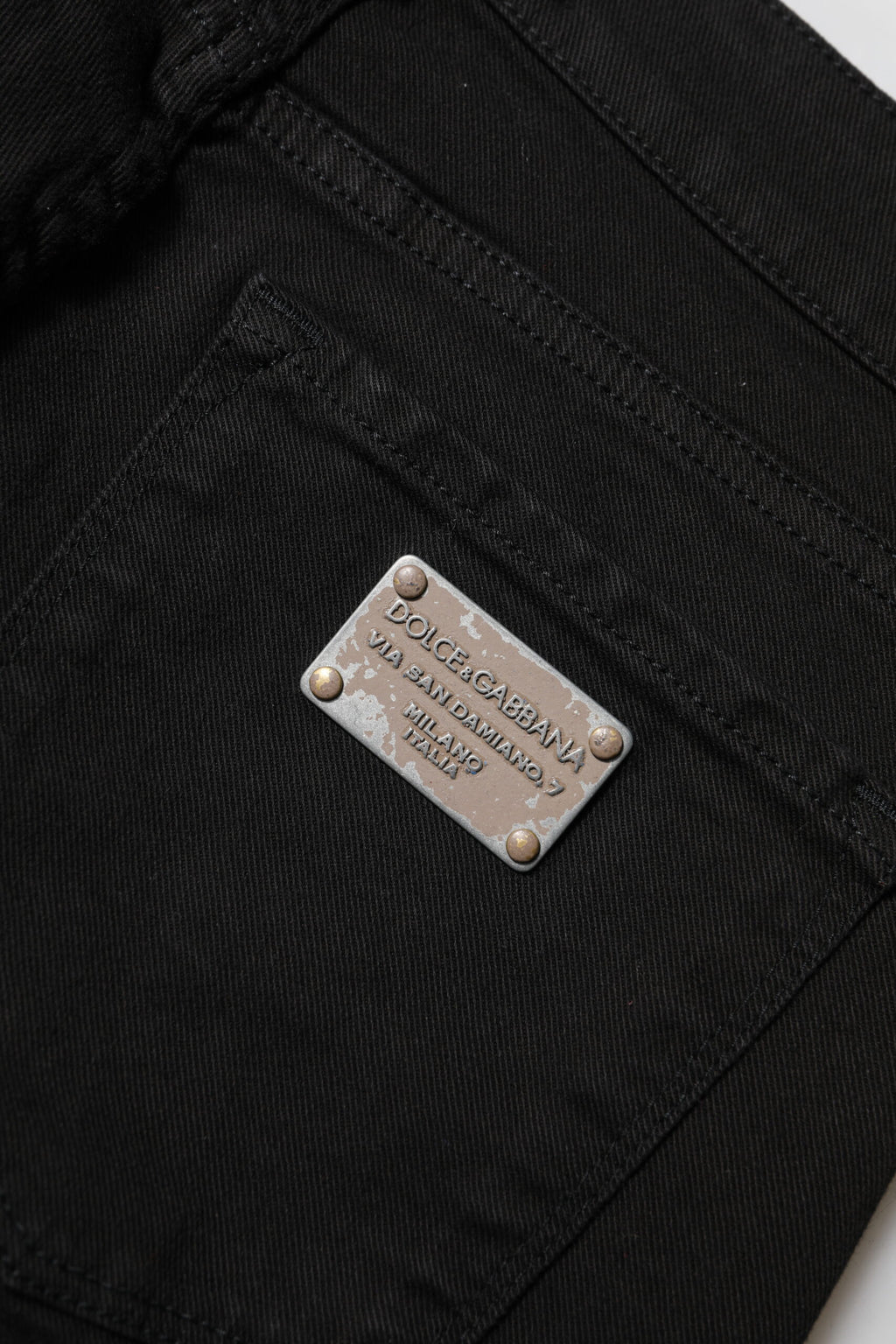 Dolce & Gabbana Black Skinny Jeans for Women additional view