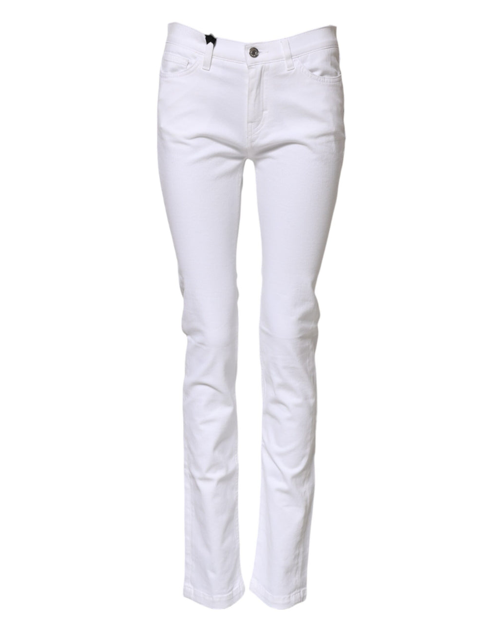 Jean skinny Dolce & Gabbana GRACE blanc taille mi-haute