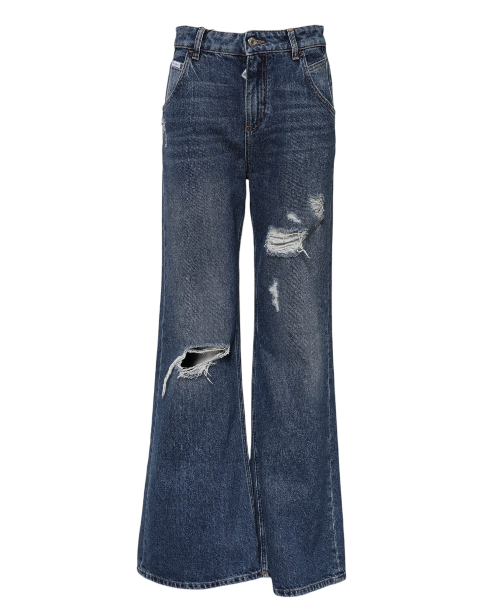 Dolce & Gabbana Blue Bootcut Jeans for Women