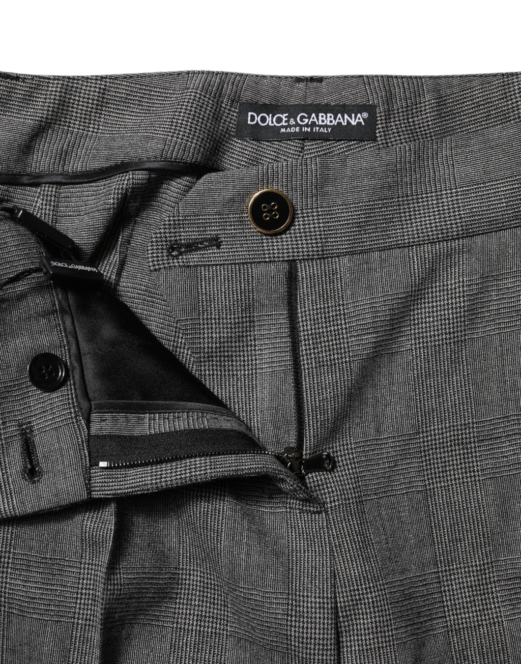 Dolce & Gabbana Grey Flared Pants for Women side view
