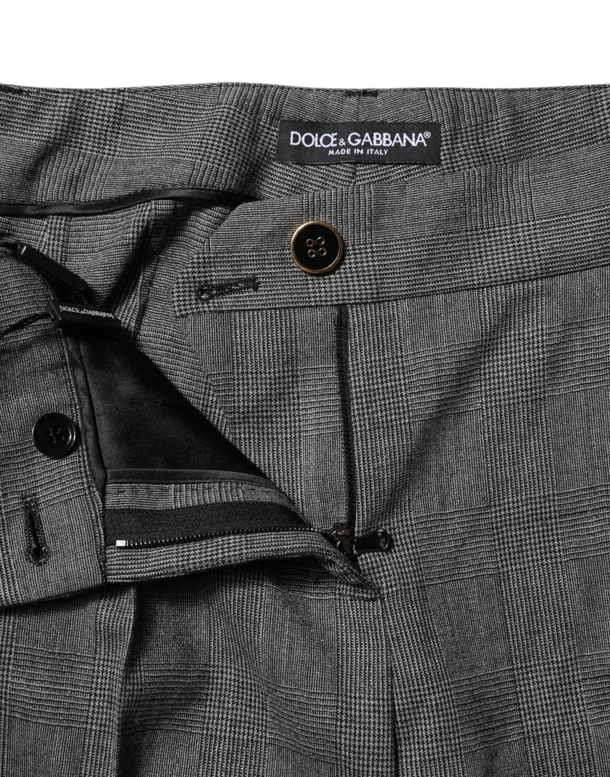 Dolce & Gabbana Grey Flared Pants for Women side view