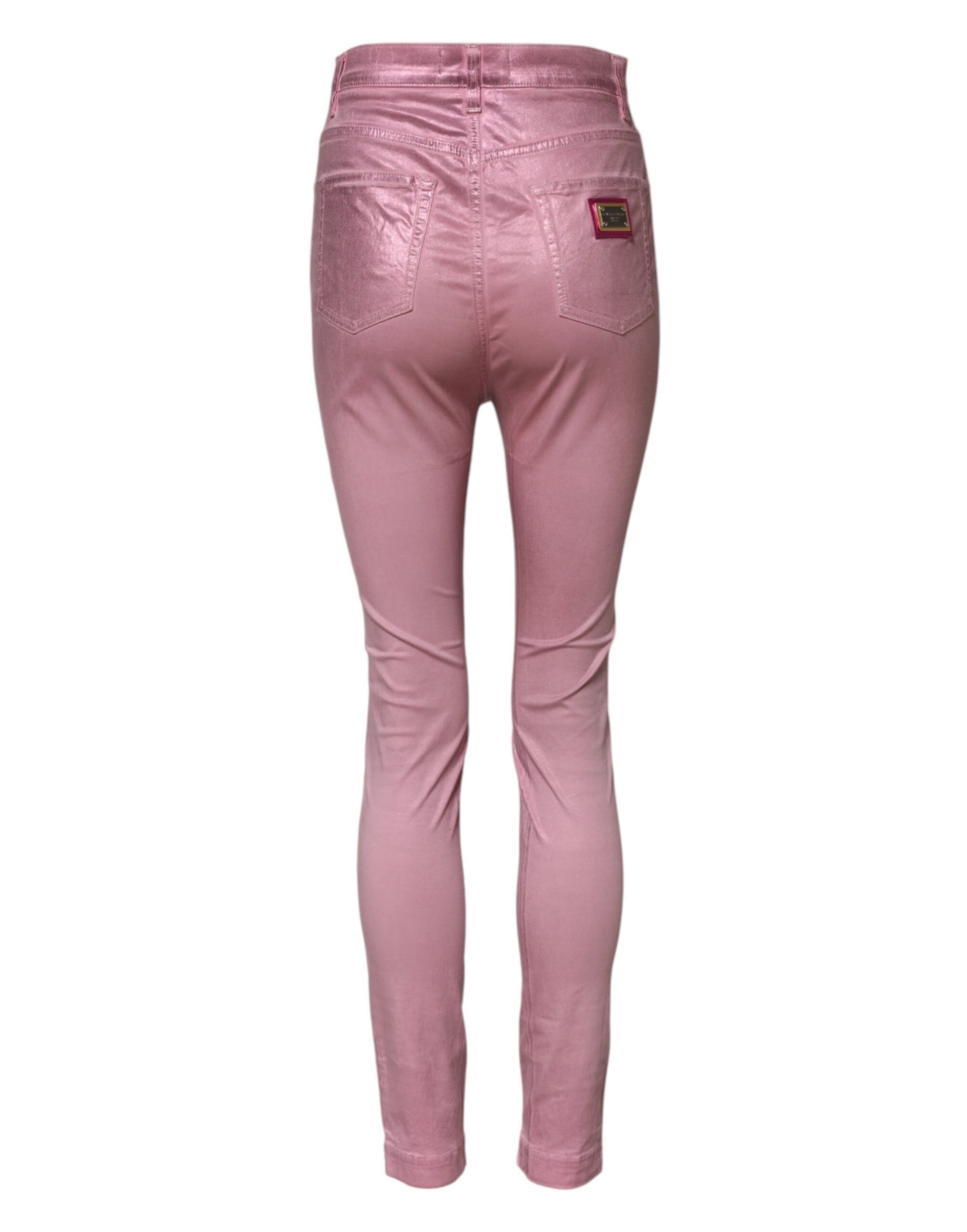 Dolce & Gabbana Pink Skinny Jeans for Women detail view