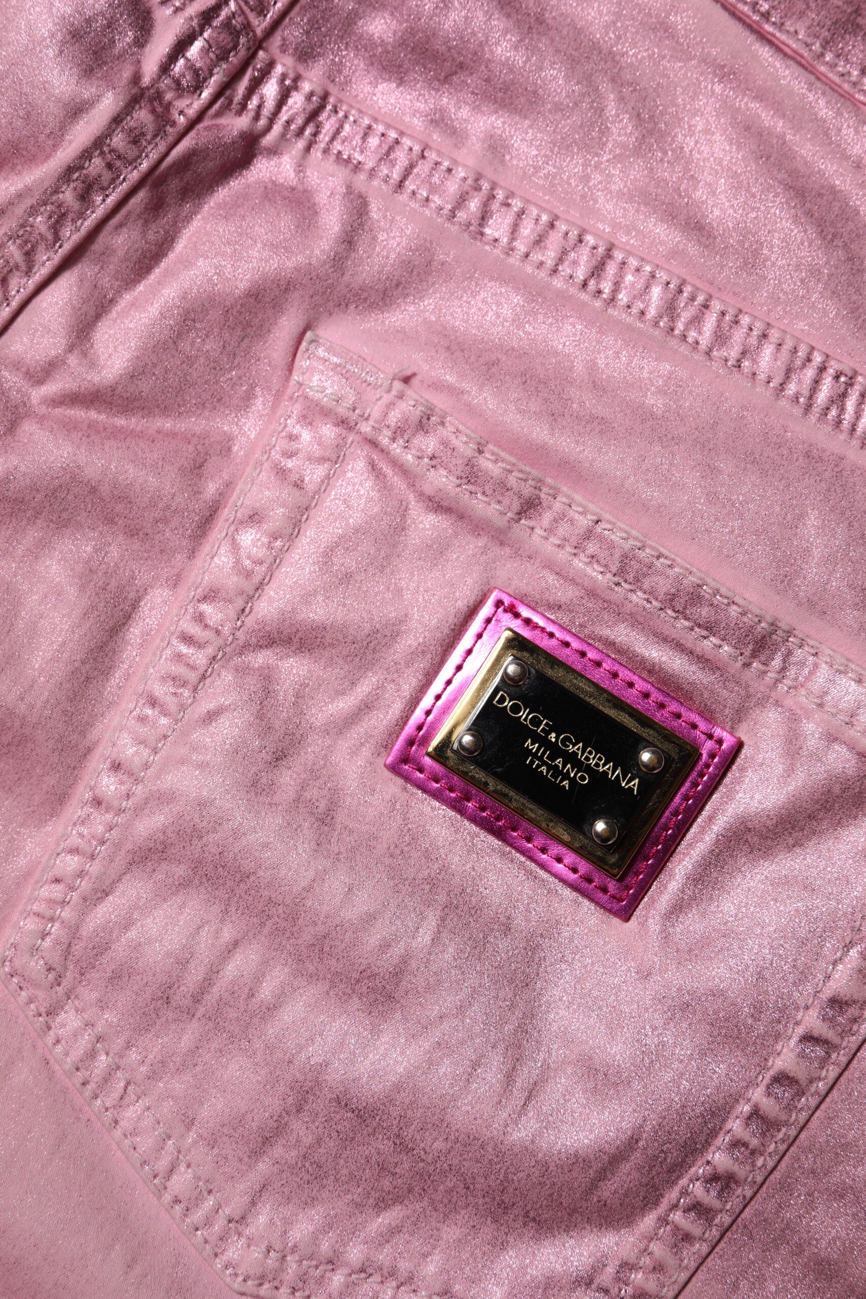 Dolce & Gabbana Pink Skinny Jeans for Women additional view