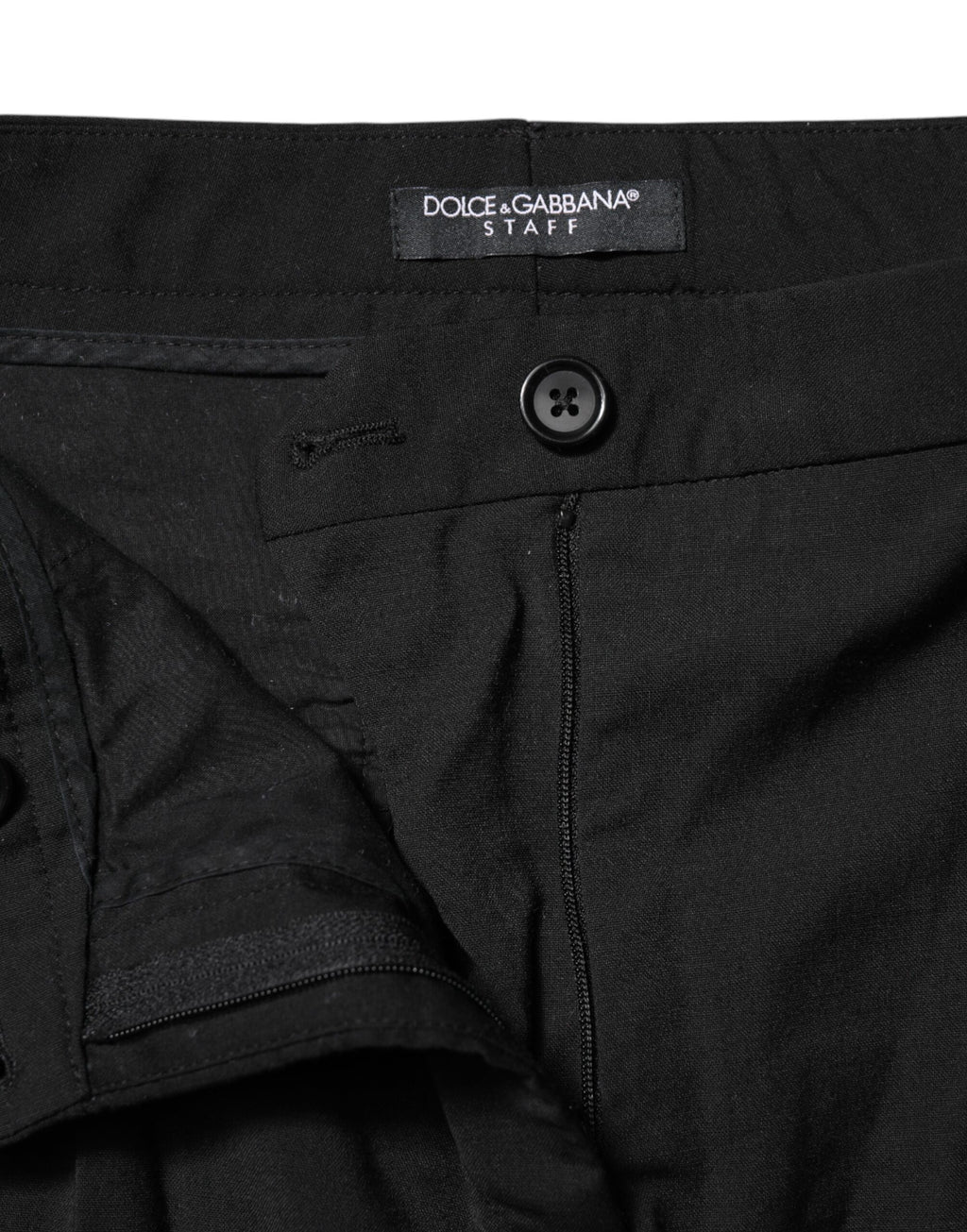 Dolce & Gabbana Black Dress Pants for Women side view