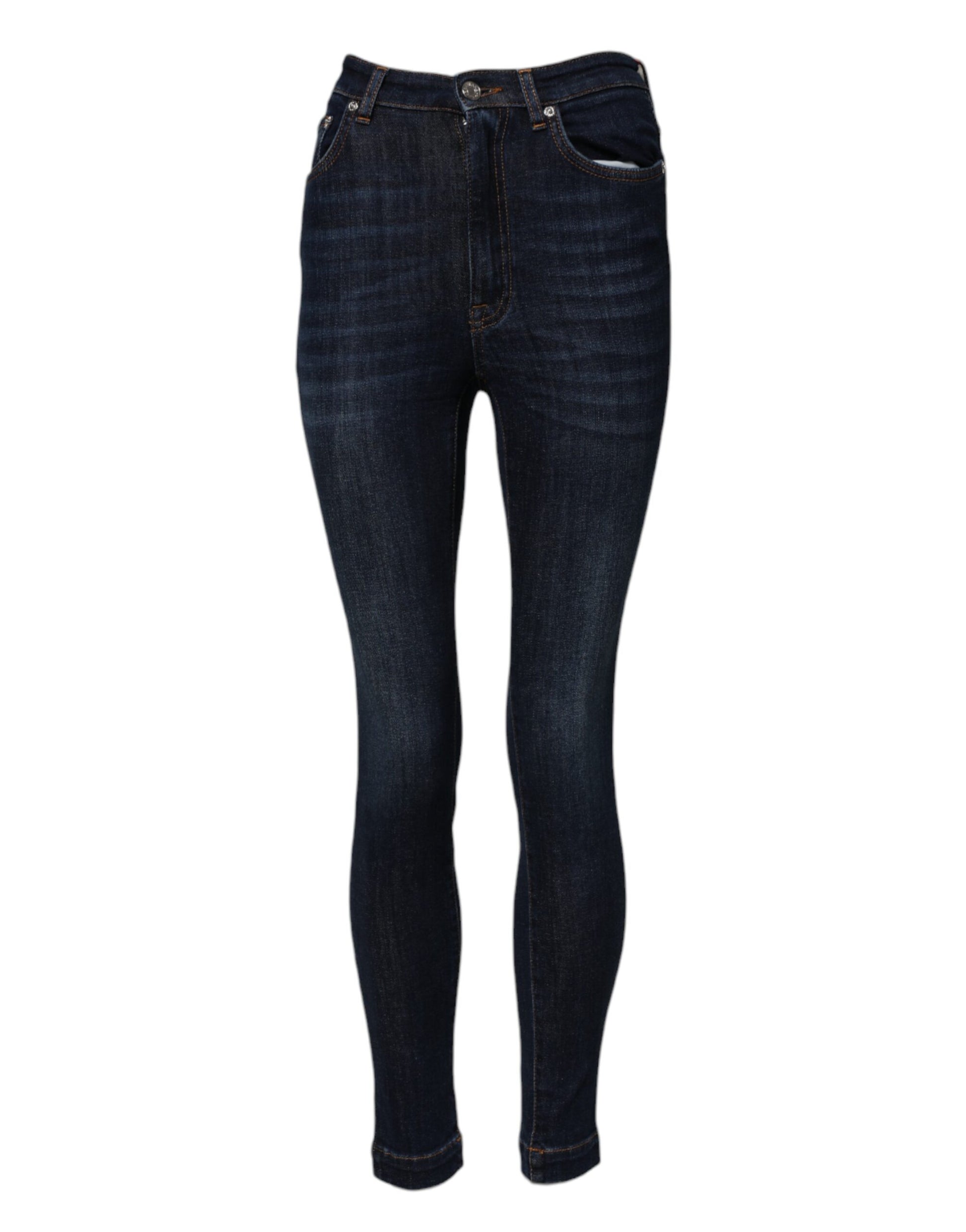 Dolce & Gabbana Blue Skinny Jeans for Women alternate view