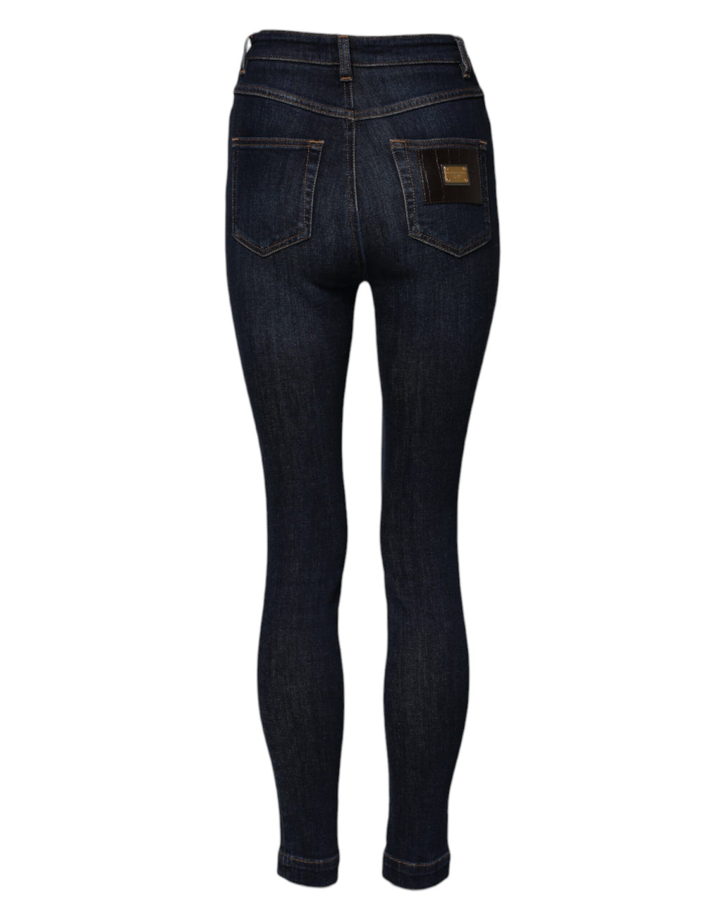 Dolce & Gabbana Blue Skinny Jeans for Women detail view