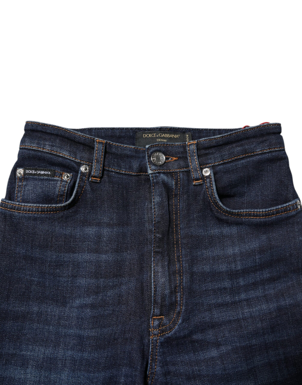 Dolce & Gabbana Blue Skinny Jeans for Women side view