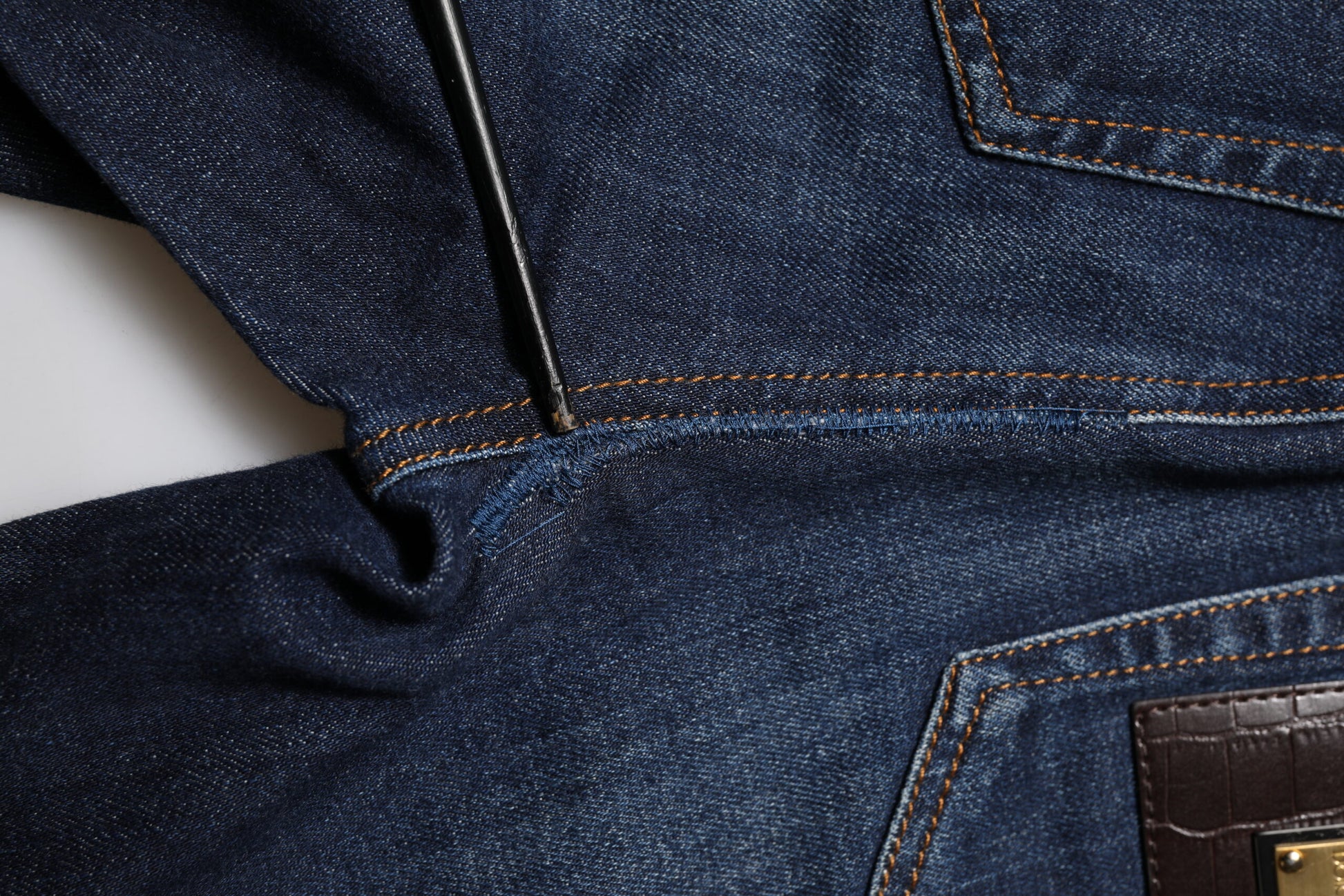 Dolce & Gabbana Blue Skinny Jeans for Women additional view
