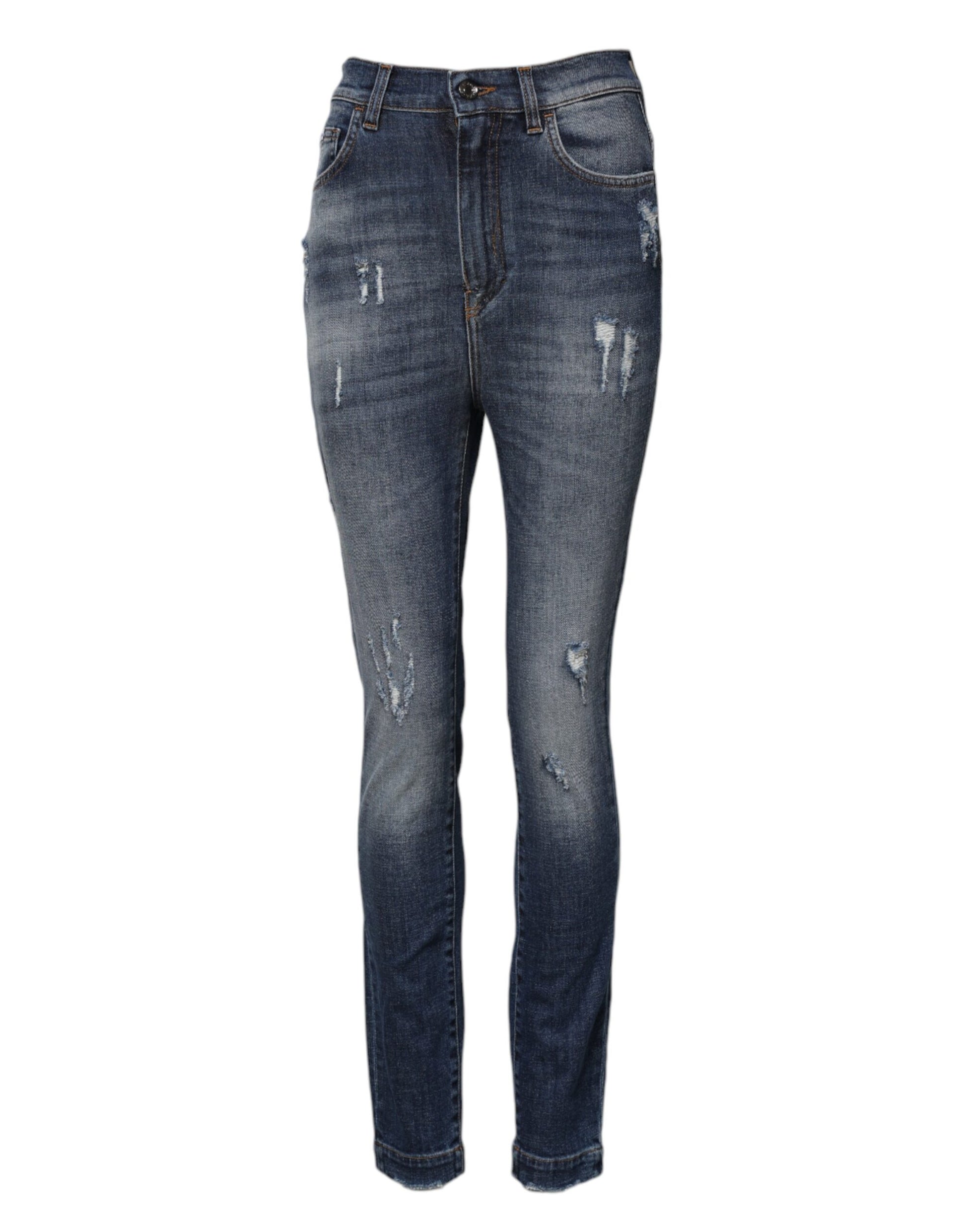 Dolce & Gabbana Blue Skinny Jeans for Women