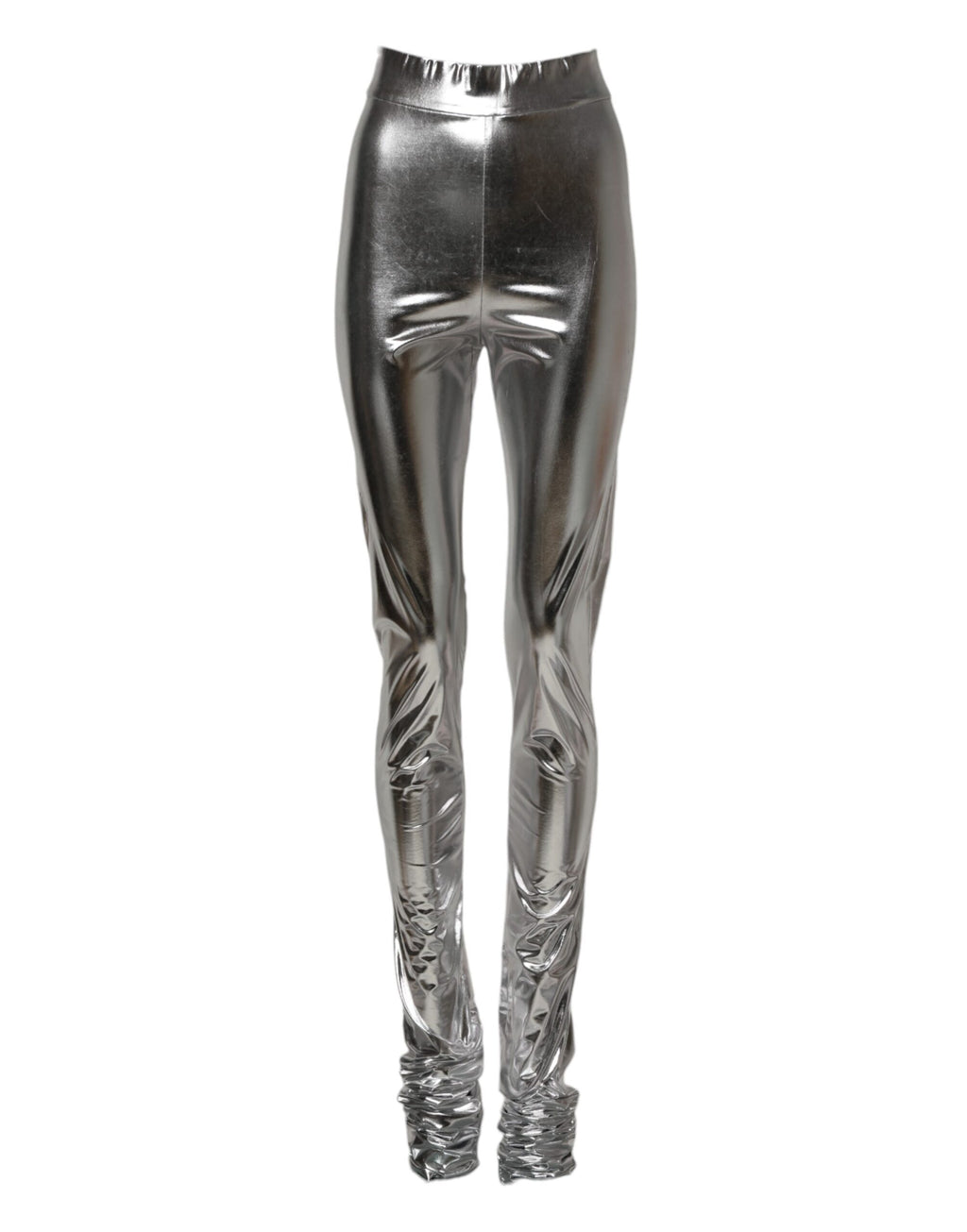 Dolce & Gabbana Silver Skinny Pants for Women