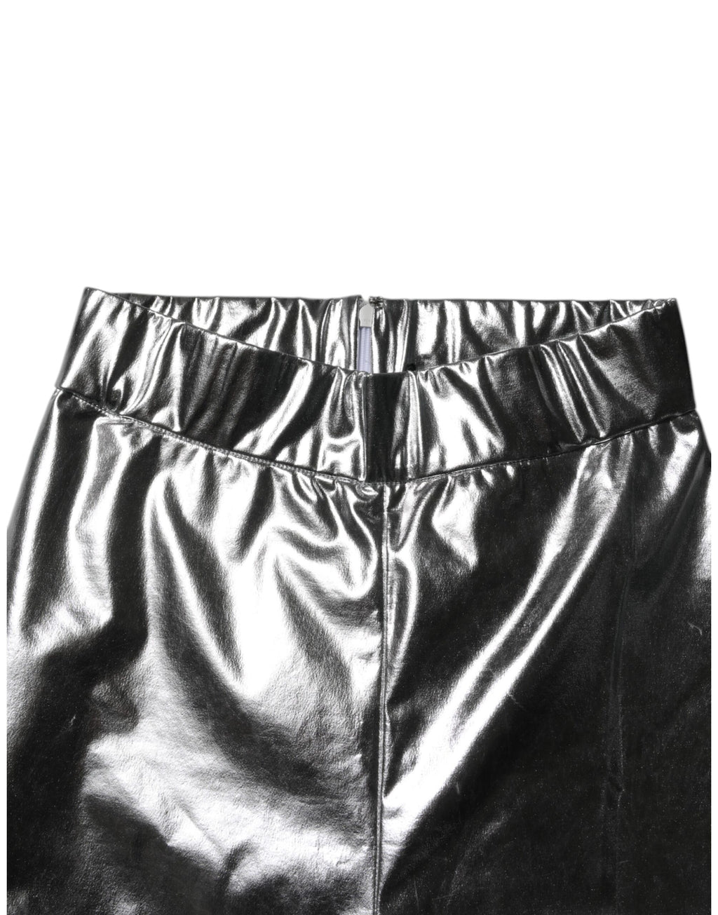 Dolce & Gabbana Silver Skinny Pants for Women side view