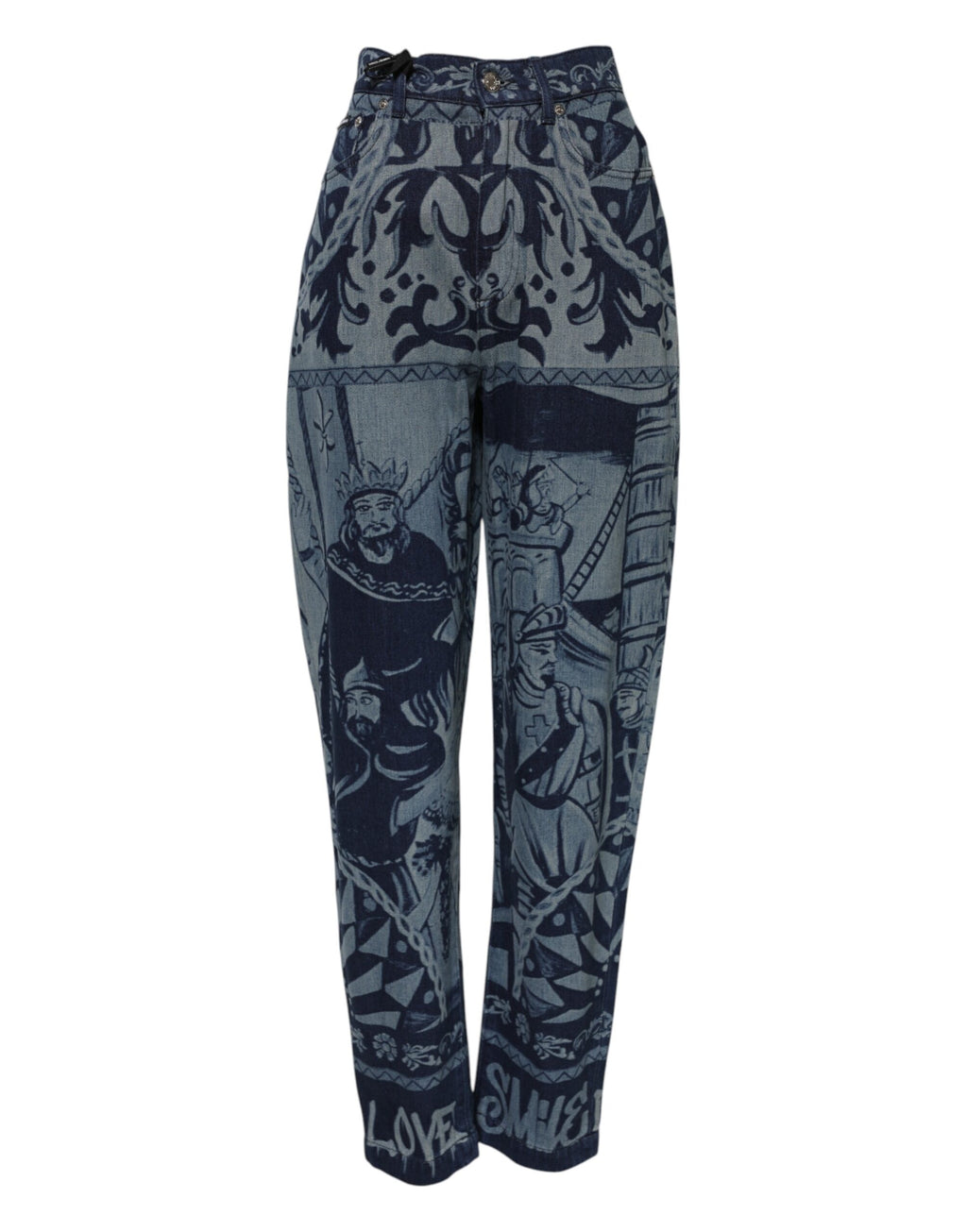 Dolce & Gabbana Blue Tapered Jeans for Women