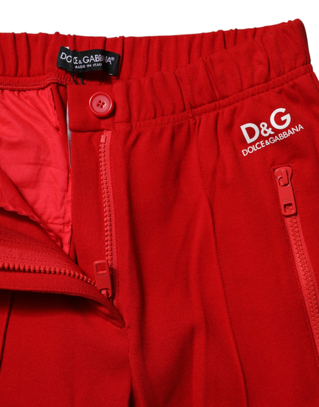 Dolce & Gabbana Red Skinny Pants for Women side view