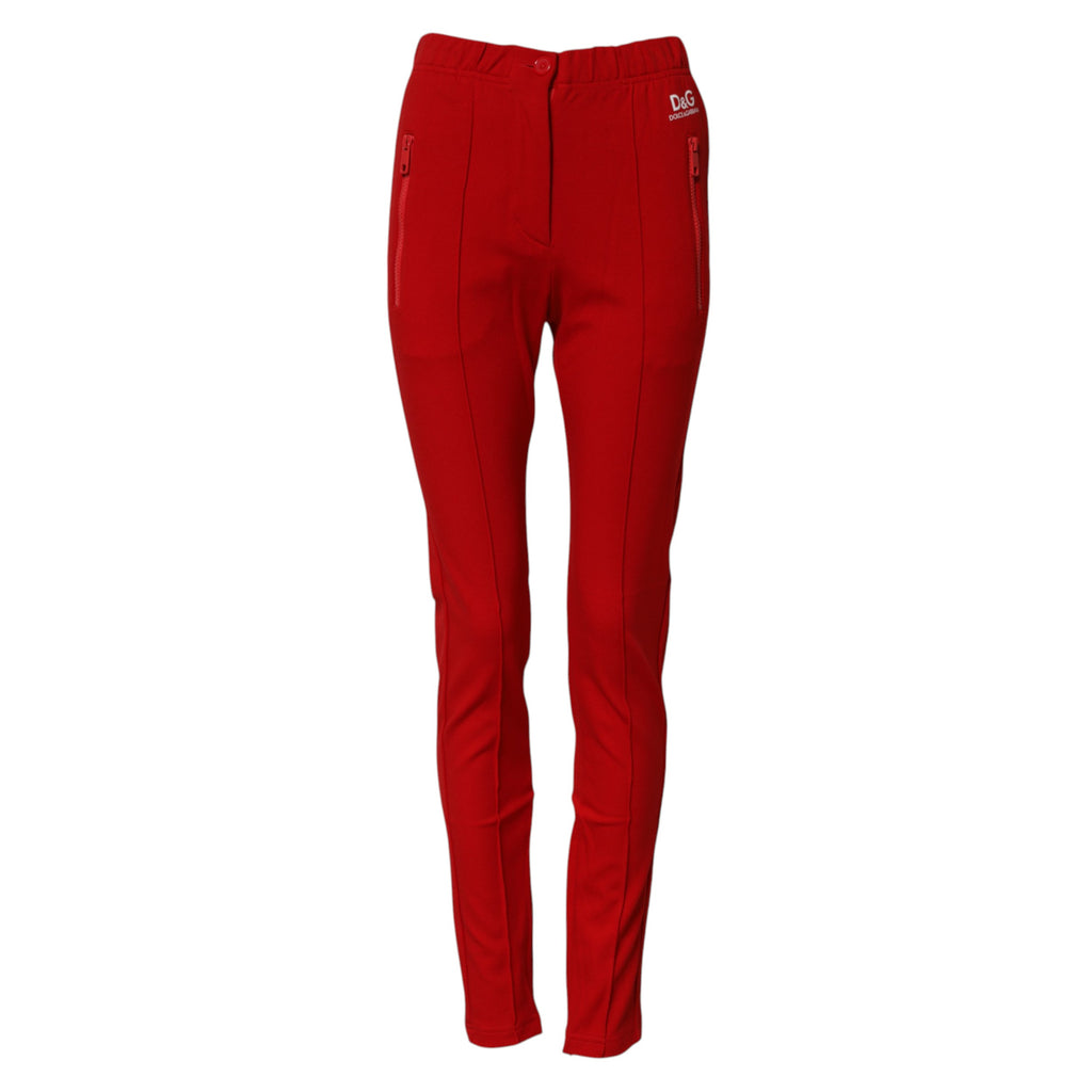 Dolce & Gabbana Red Skinny Pants for Women additional view